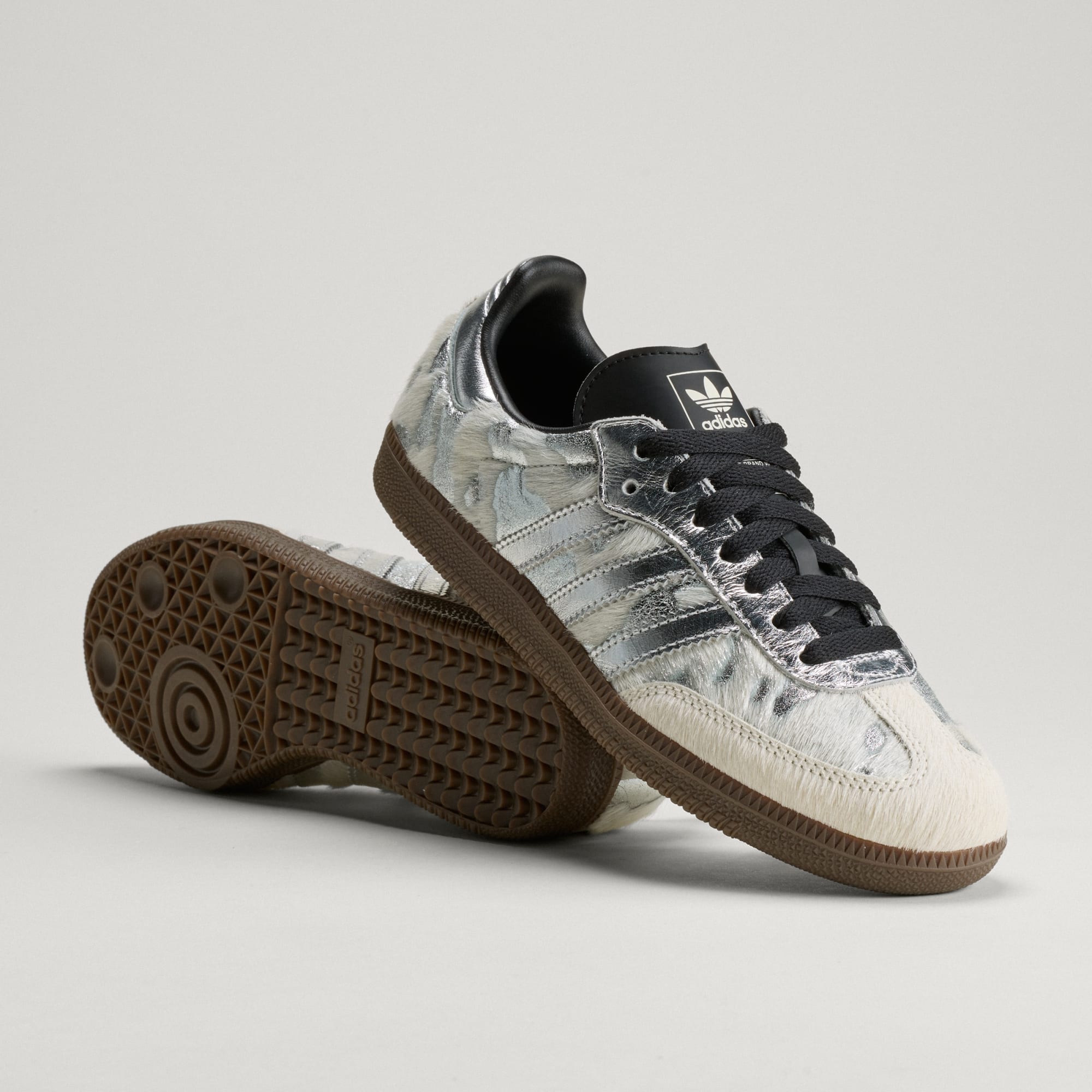 SAMBA OG AYAKKABI - Cream White / Silver Metallic / Core Black - KJ2314 - Görsel 1