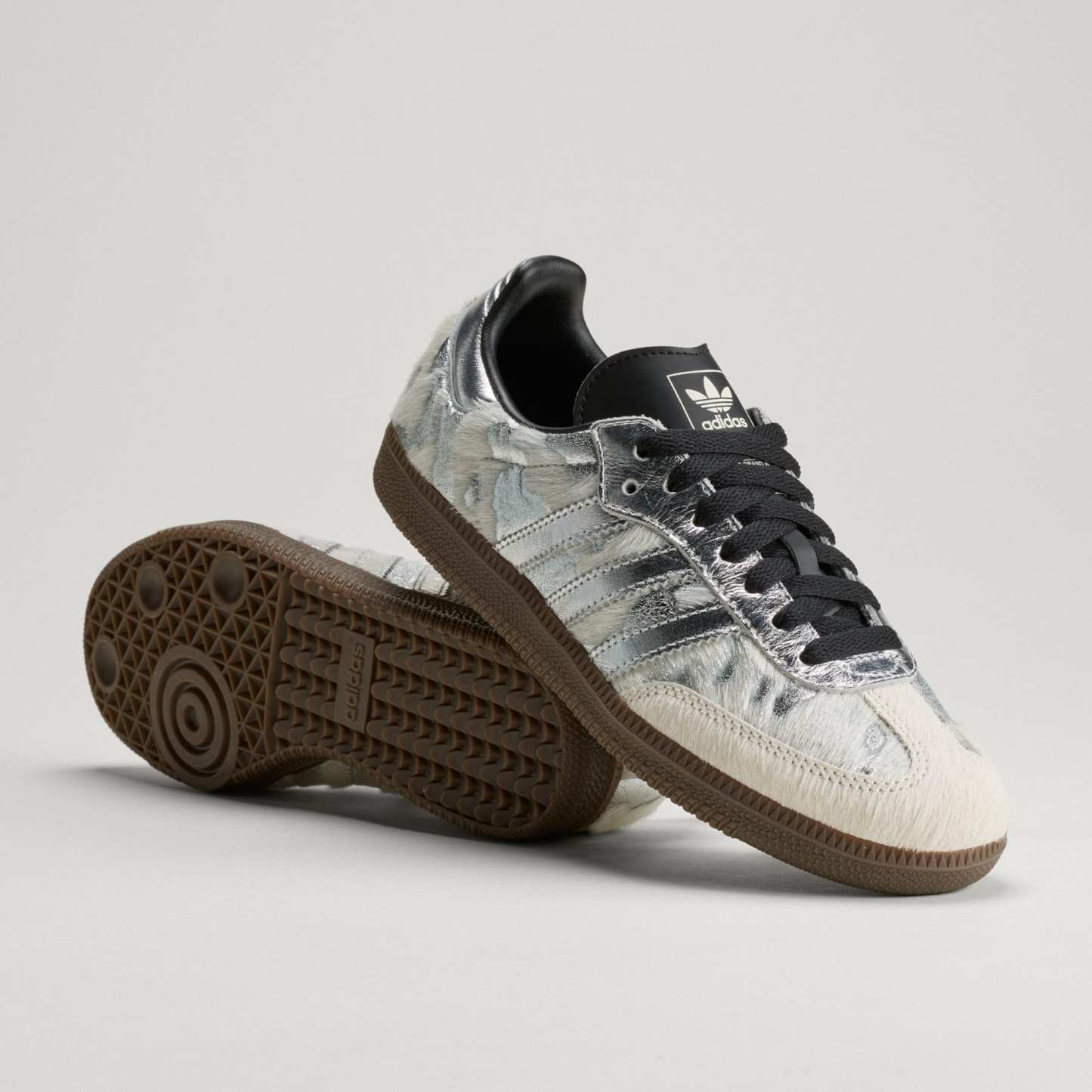 SAMBA OG AYAKKABI - Cream White / Silver Metallic / Core Black - KJ2314 - Görsel 1