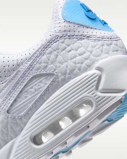 Nike Air Max 90 Erkek Ayakkabısı - Beyaz/Aurora Blue/Beyaz