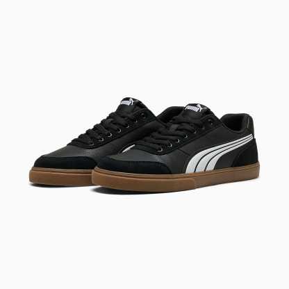 Court Ever UNISEX Ayakkabı - Puma Black-Puma White-Gum - 407186_01 - Görsel 2