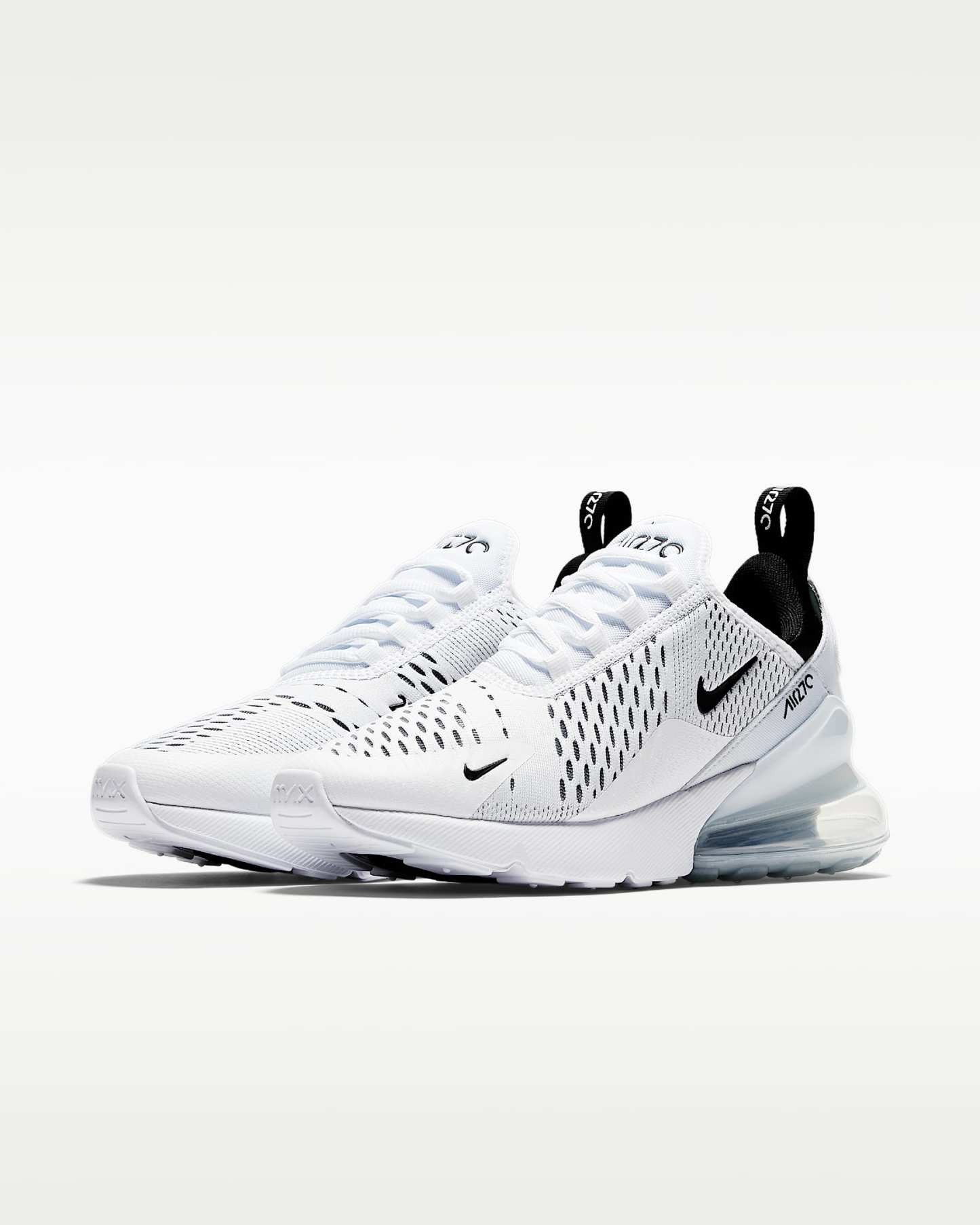 Nike Air Max 270 Kadın Ayakkabısı - Beyaz/Beyaz/Siyah