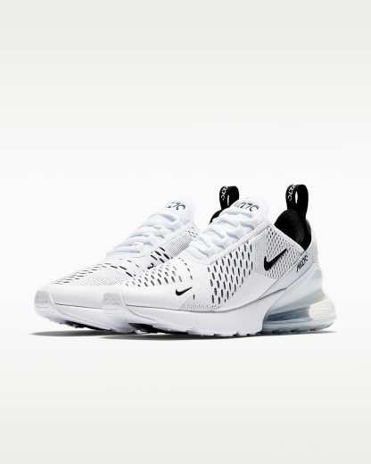Nike Air Max 270 Kadın Ayakkabısı - Beyaz/Beyaz/Siyah