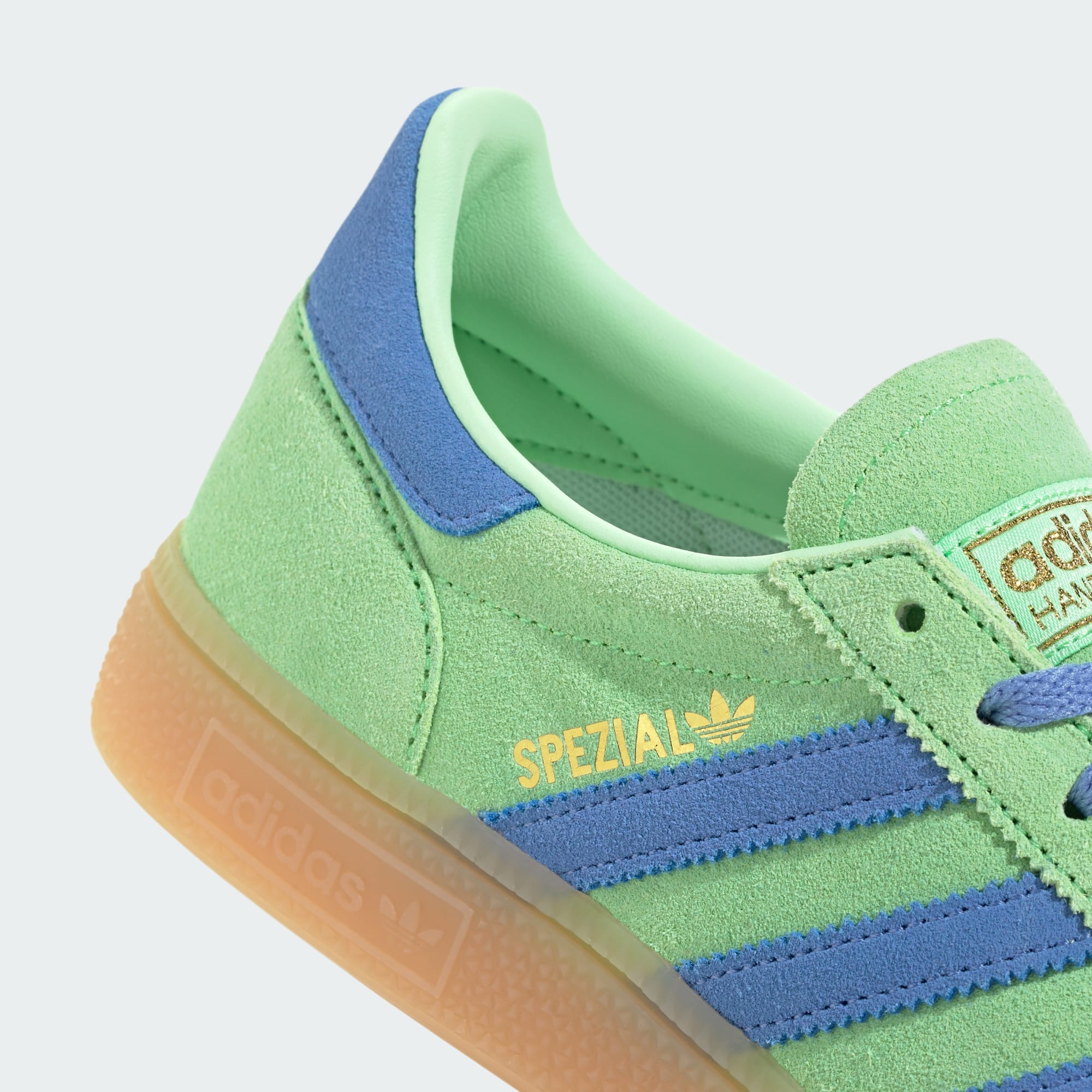 Handball Spezial Ayakkabı - Lime Burst / Blue Fusion / Gum - JR3618 - Görsel 7