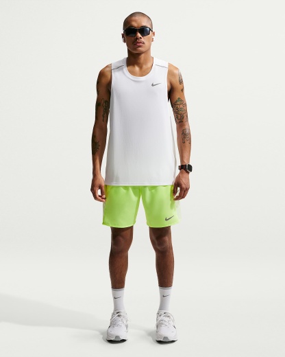 Nike Miler Dri-FIT Erkek Koşu Atleti - Beyaz