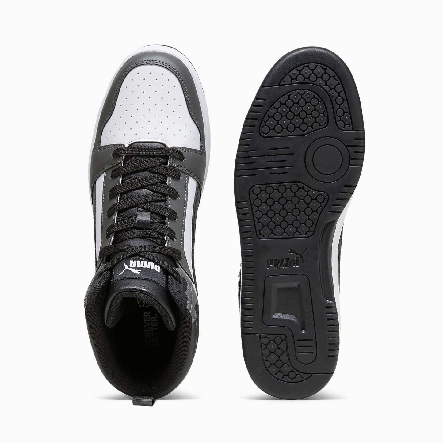 Rebound Ayakkabı - PUMA White-PUMA Black-Shadow Gray - 392326_03 - Görsel 6