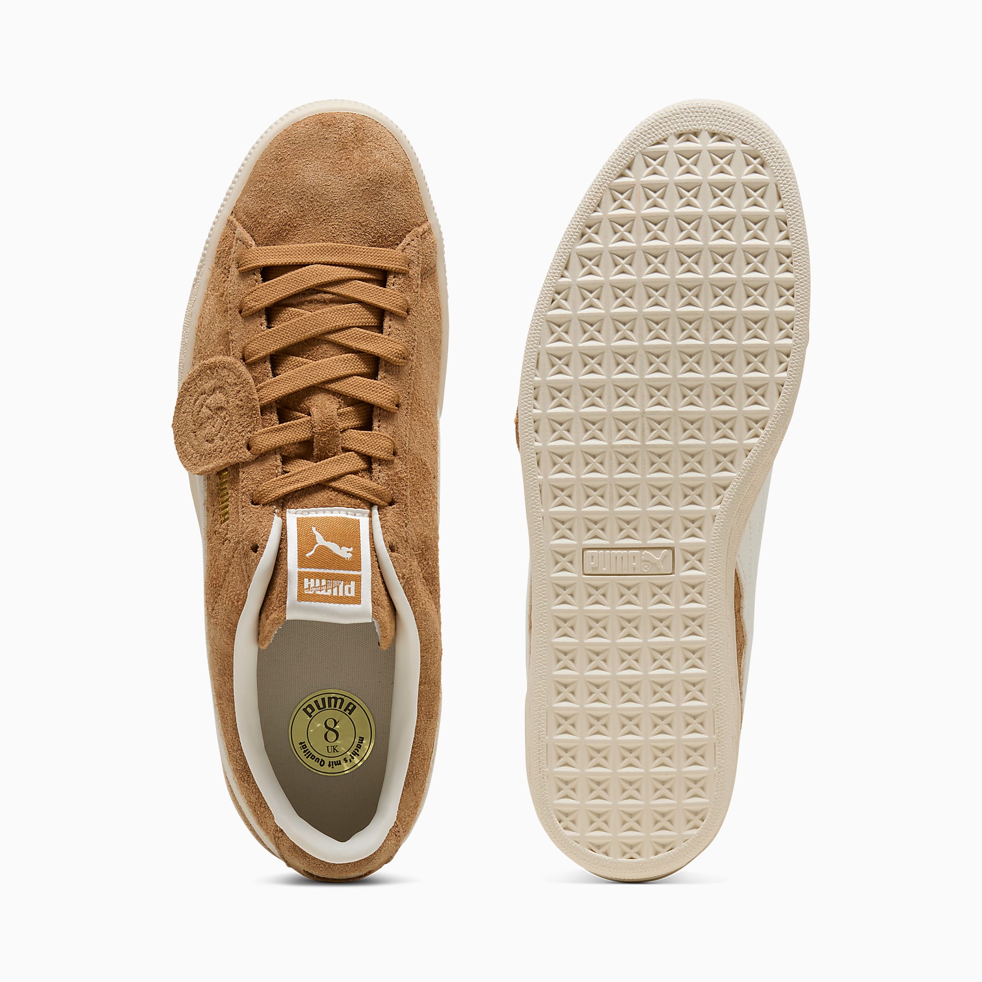 Suede Charles F. Stead V UNISEX Ayakkabı - Honey Butter-PUMA White - 403767_03 - Görsel 7