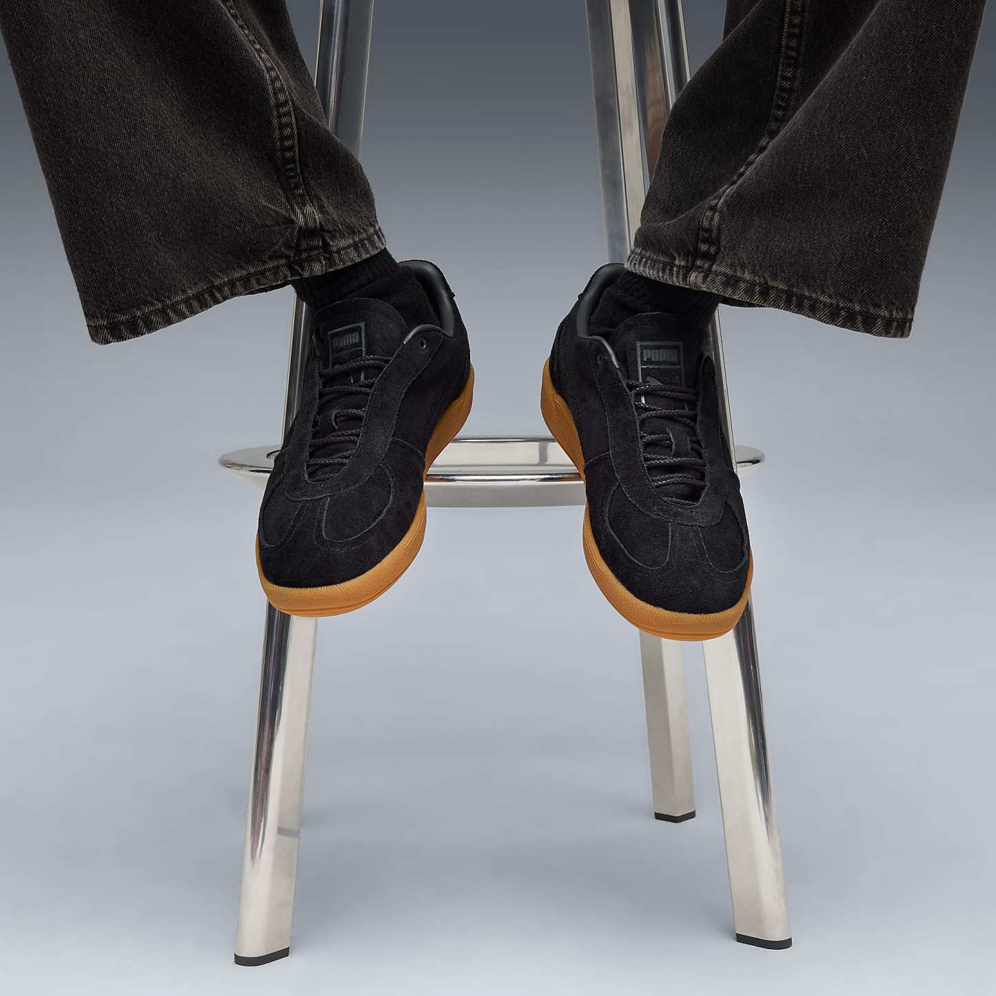 Palermo Graftman UNISEX Ayakkabı - Puma Black-Gum - 403262_01 - Görsel 2