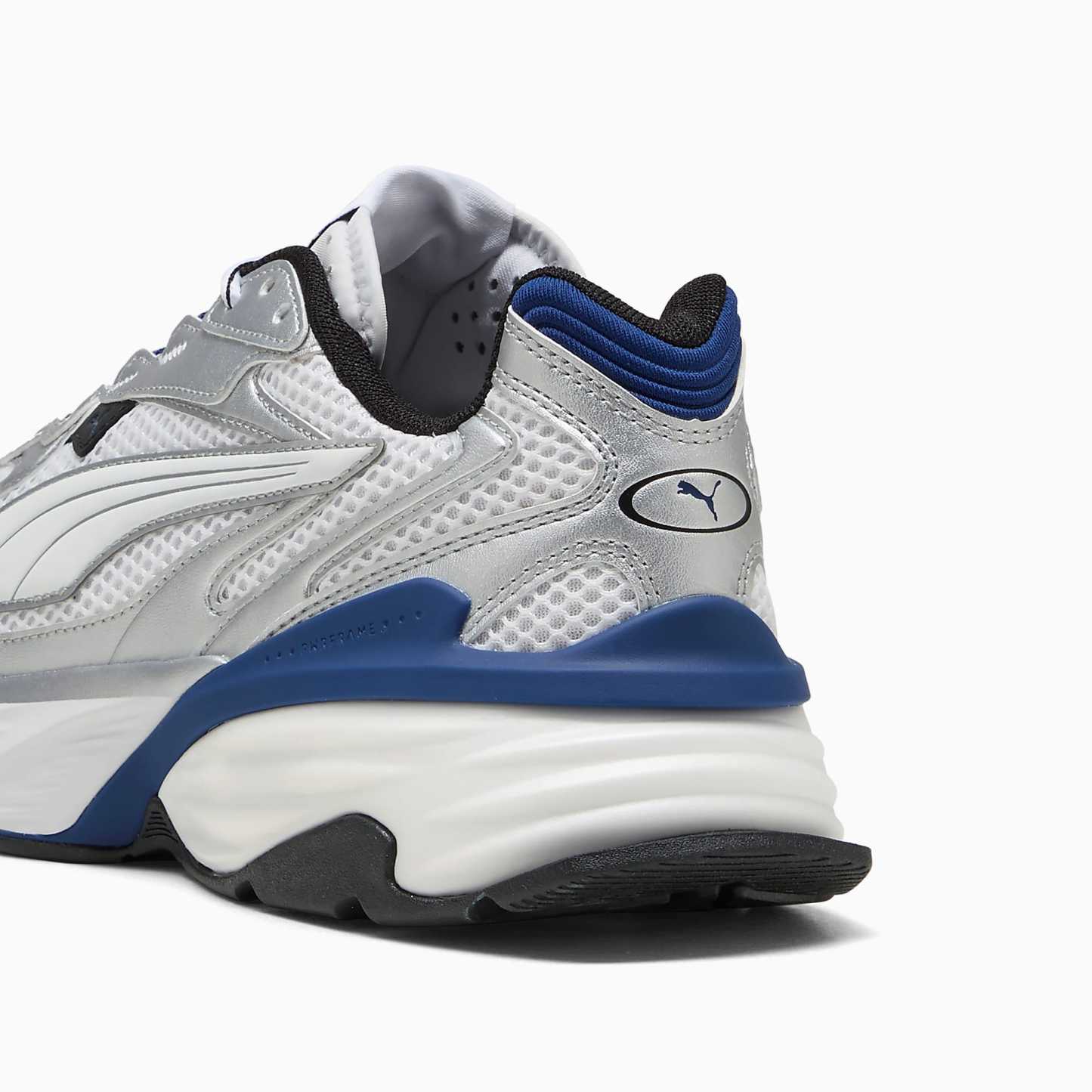 PUMA Fade UNISEX Ayakkabı - PUMA Silver-PUMA White-Blue Jewel - 406203_08 - Görsel 5
