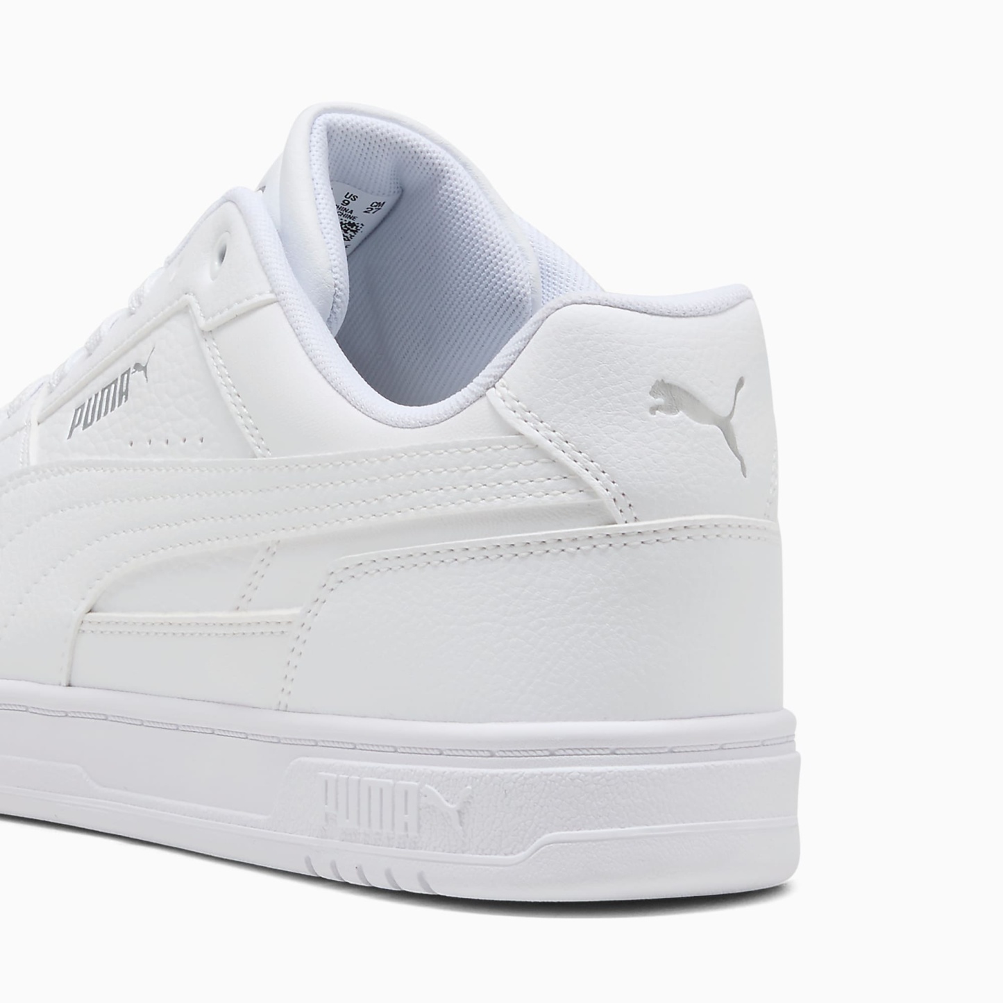 PUMA Caven UNISEX Ayakkabı - Puma White-Puma Silver-Puma Black - 409170_01 - Görsel 3