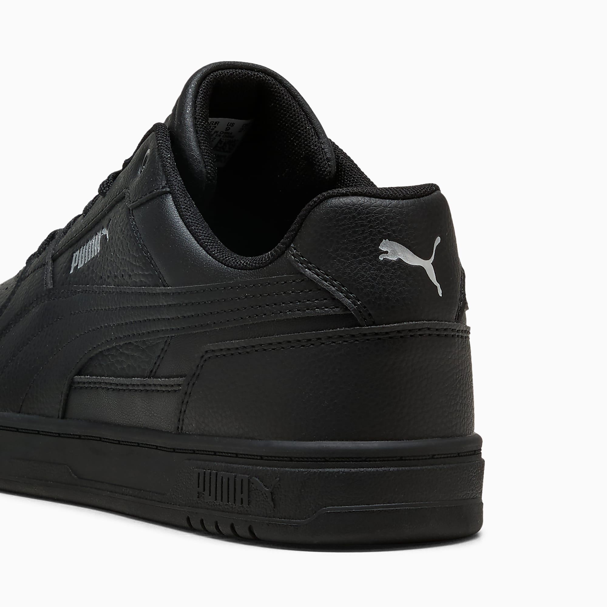 PUMA Caven UNISEX Ayakkabı - Puma Black-Puma Silver-Puma White - 409170_02 - Görsel 3