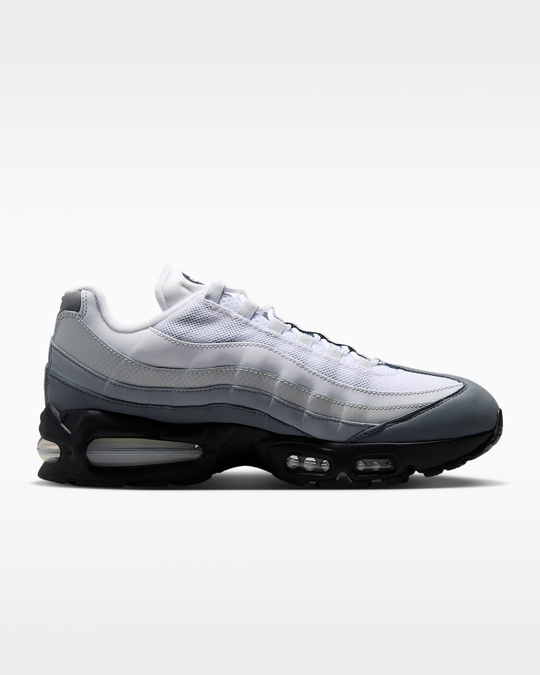 Nike Air Max 95 Big Bubble Erkek Ayakkabısı - Siyah/Pure Platinum/Wolf Grey/Beyaz