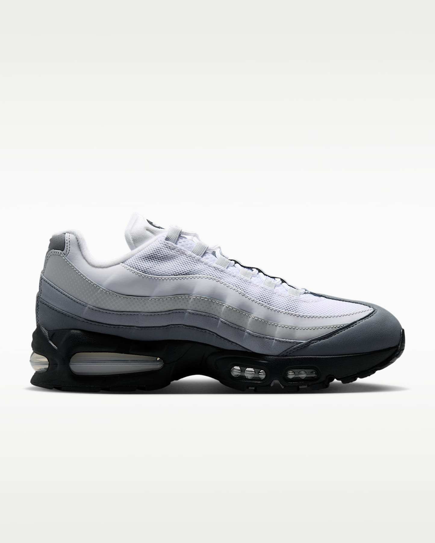Nike Air Max 95 Big Bubble Erkek Ayakkabısı - Siyah/Pure Platinum/Wolf Grey/Beyaz