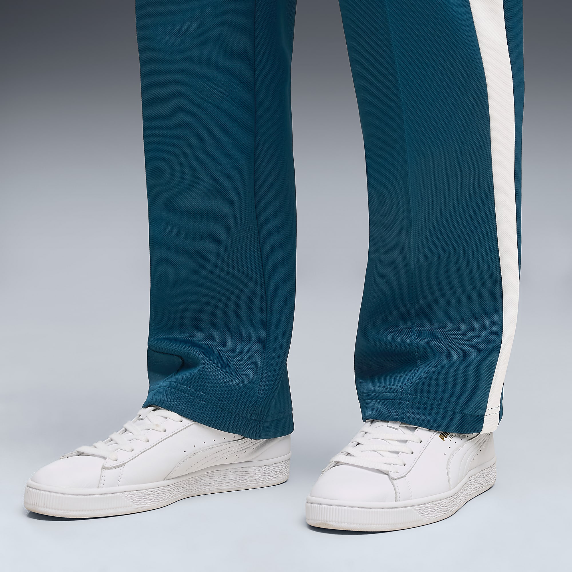 Suede UNISEX Ayakkabı - PUMA White-Archive Green - 408467_01 - Görsel 2