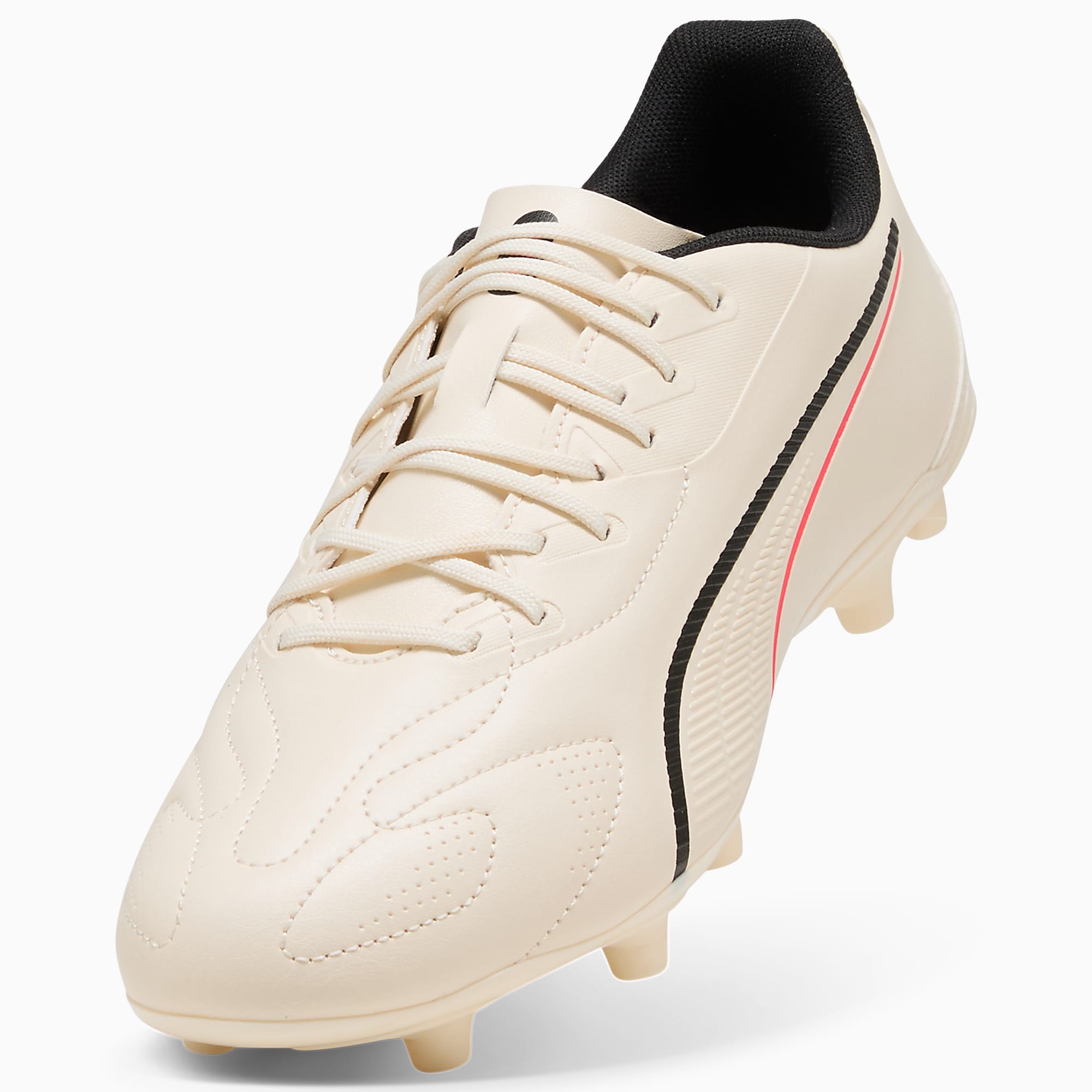 KING 20 PLAY FG/AG UNISEX Krampon - Sugared Almond-PUMA Black-Ultra Red - 109360_01 - Görsel 6