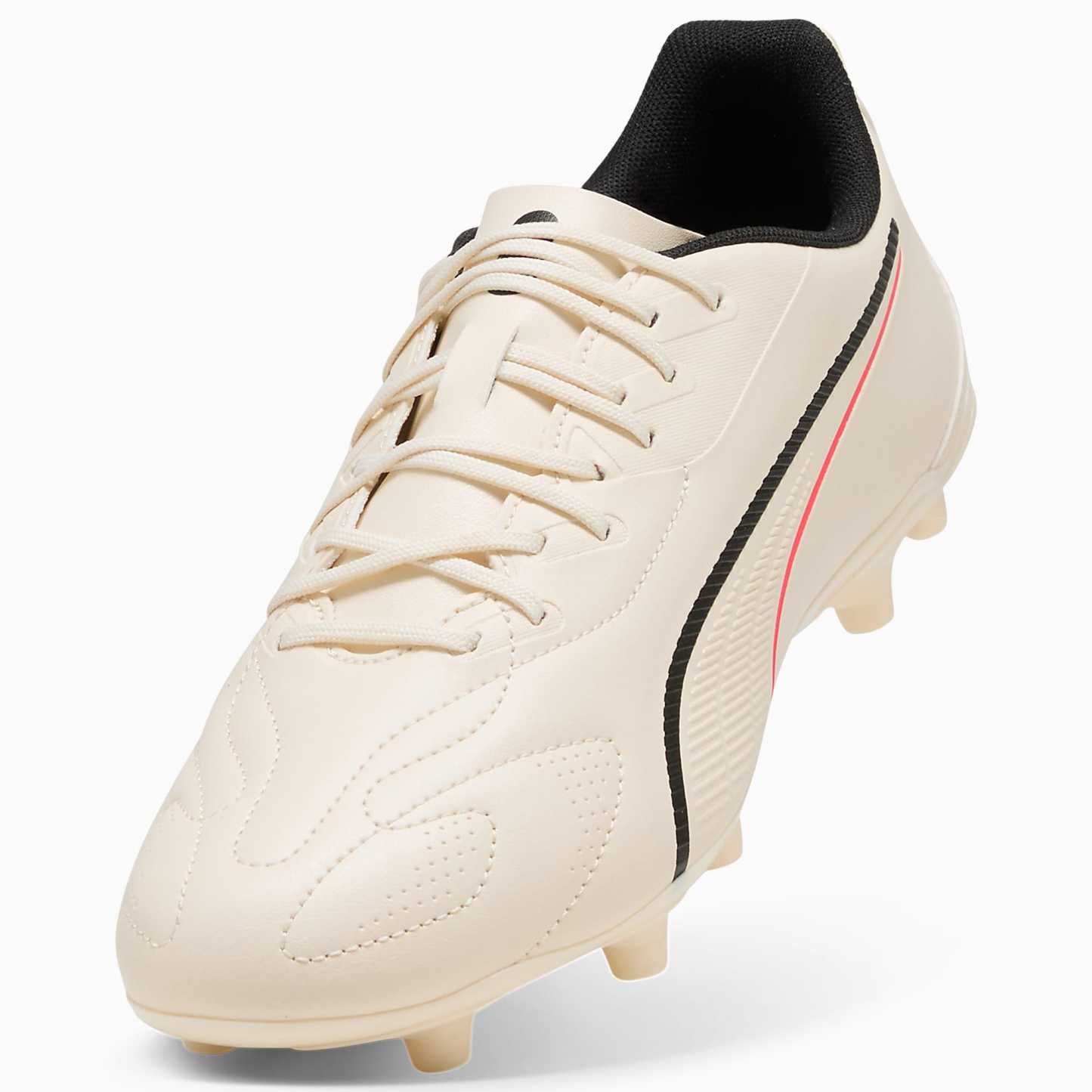 KING 20 PLAY FG/AG UNISEX Krampon - Sugared Almond-PUMA Black-Ultra Red - 109360_01 - Görsel 6