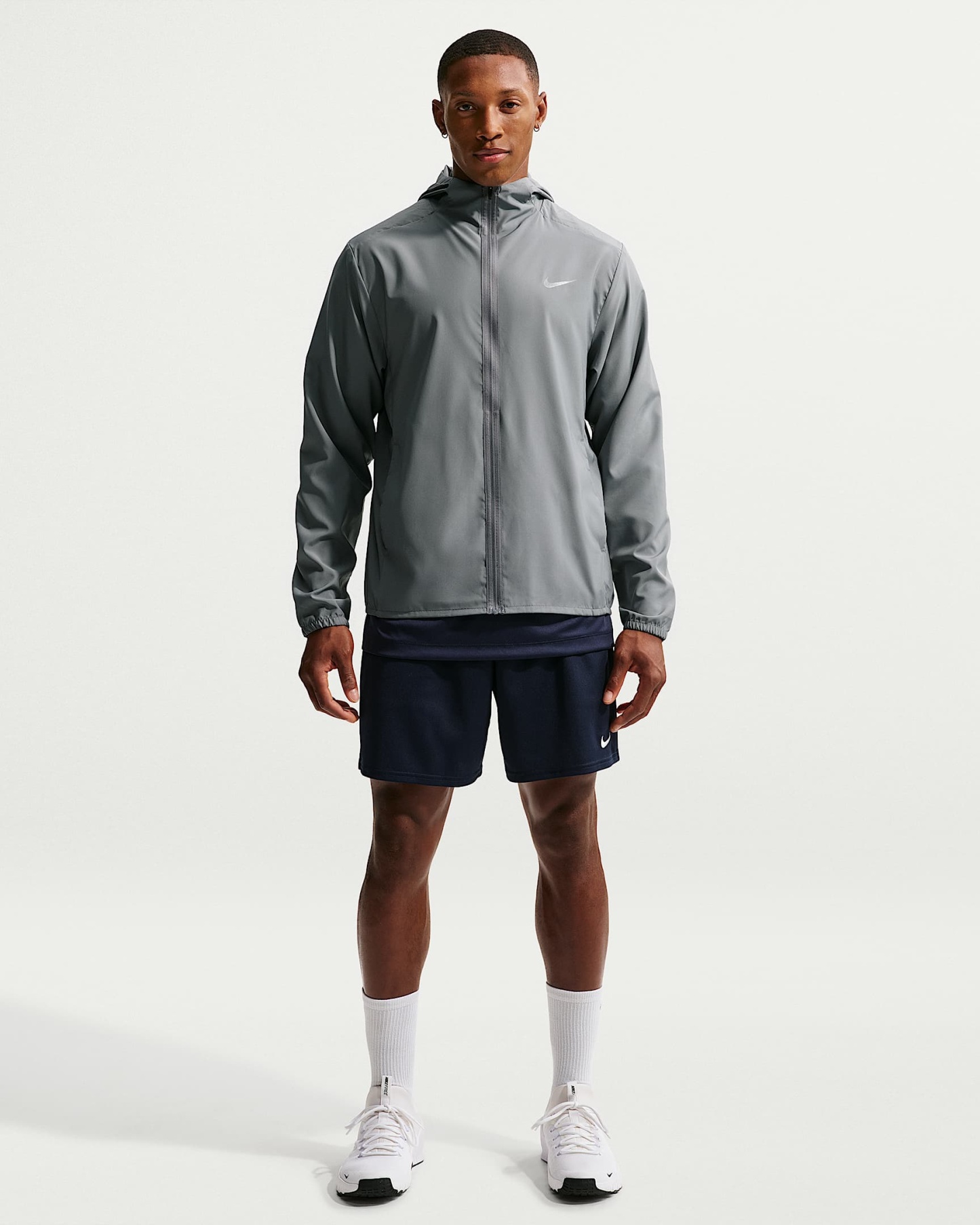 Nike Form Dri-FIT Kapüşonlu Çok Yönlü Erkek Ceketi - Smoke Grey