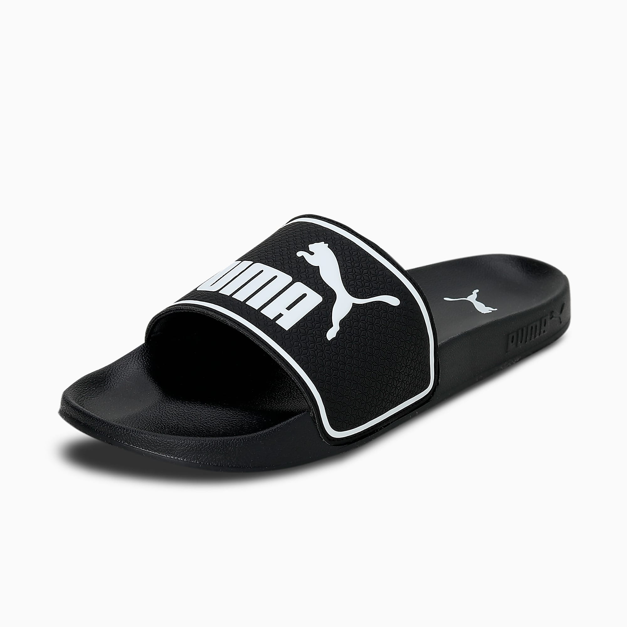 PUMA Leadcat 2.0 Terlik - Puma Black-Puma White - 384139_01 - Görsel 1