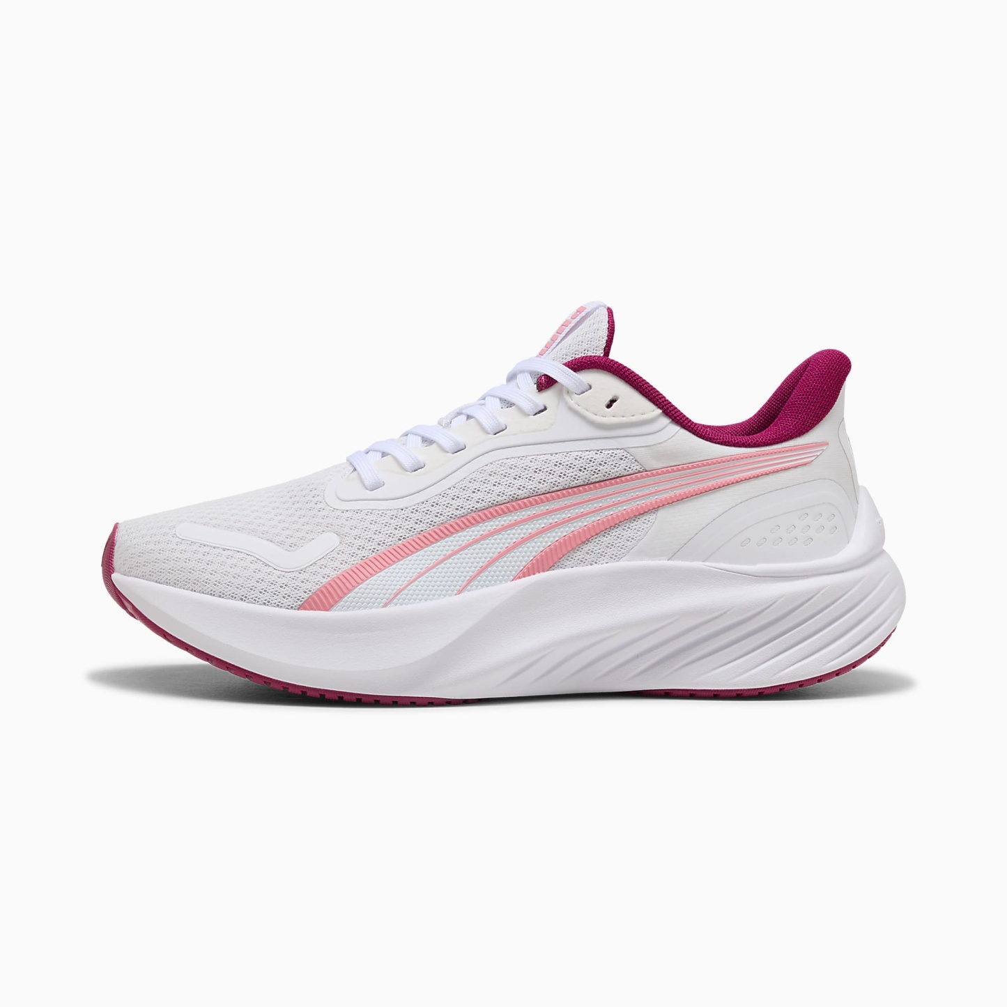 Pounce LITE Koşu Ayakkabısı - PUMA White-Berry - 310778_28 - Görsel 1