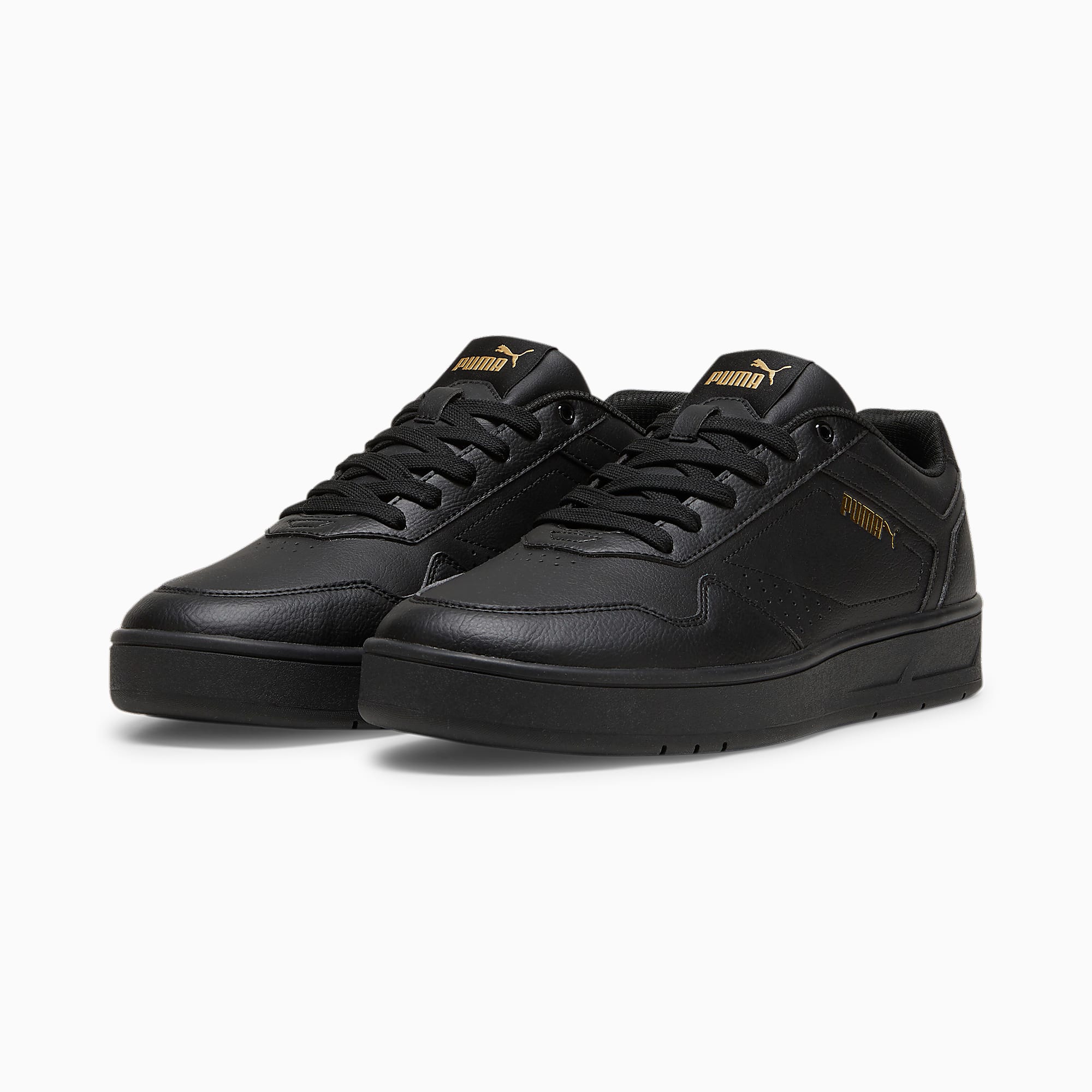 Court CLASSIC Ayakkabı - PUMA Black-PUMA Gold - 395018_02 - Görsel 2