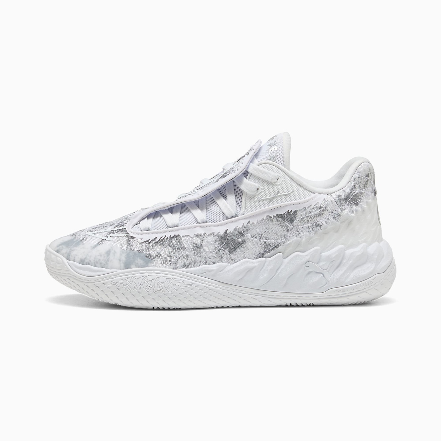 MB.05 Lo Team UNISEX Basketbol Ayakkabısı - PUMA White-Gray Echo - 313266_02 - Görsel 1