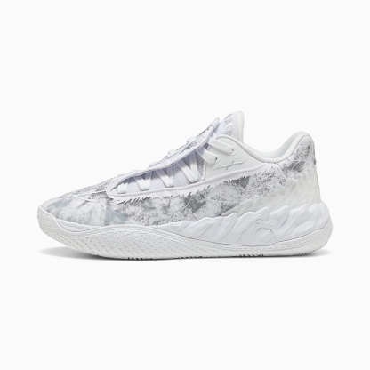 MB.05 Lo Team UNISEX Basketbol Ayakkabısı - PUMA White-Gray Echo - 313266_02 - Görsel 1