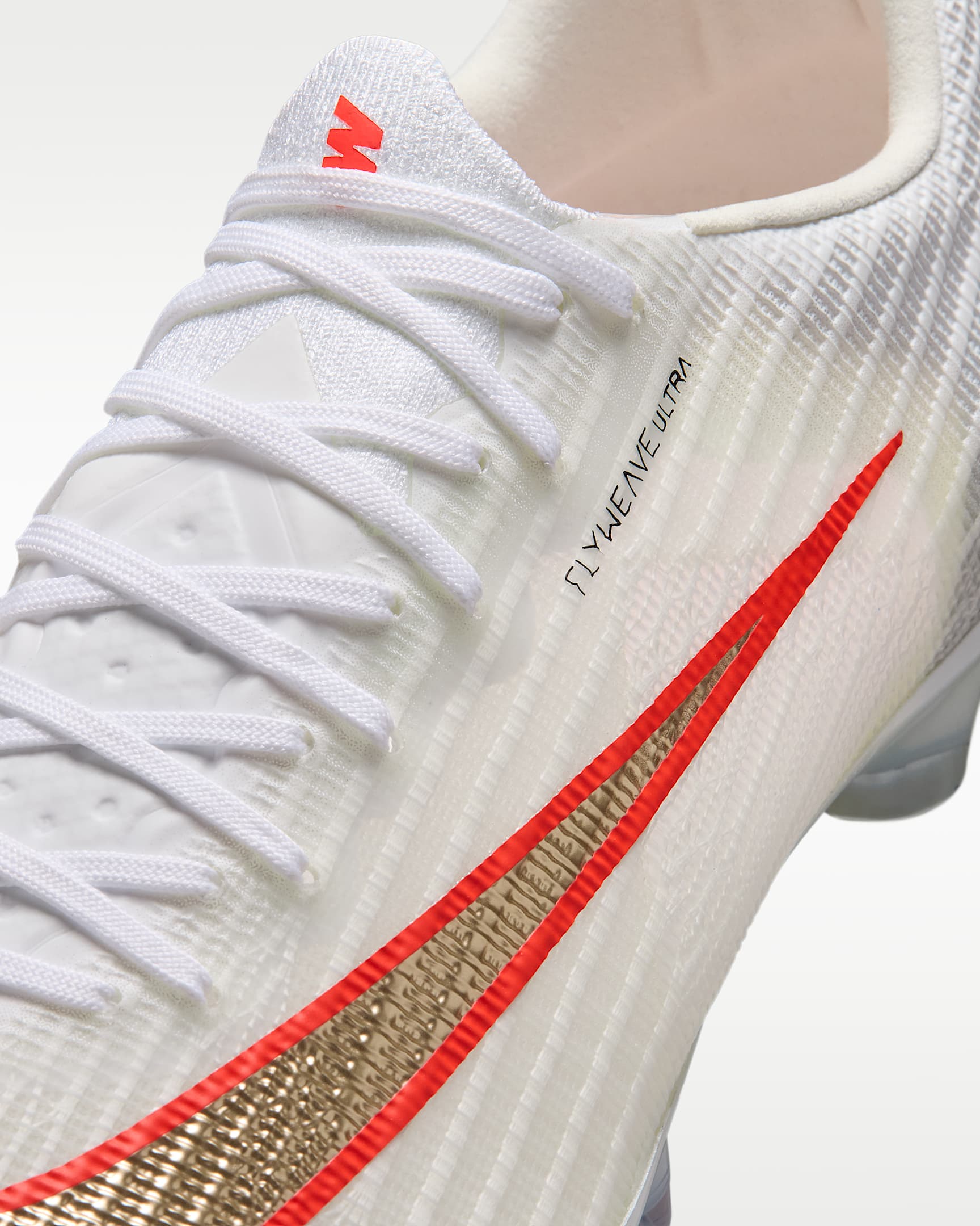 Nike Mercurial Superfly 11 Elite Düşük Bilekli Suni Çim Kramponu - Beyaz/Bright Crimson/Blur
