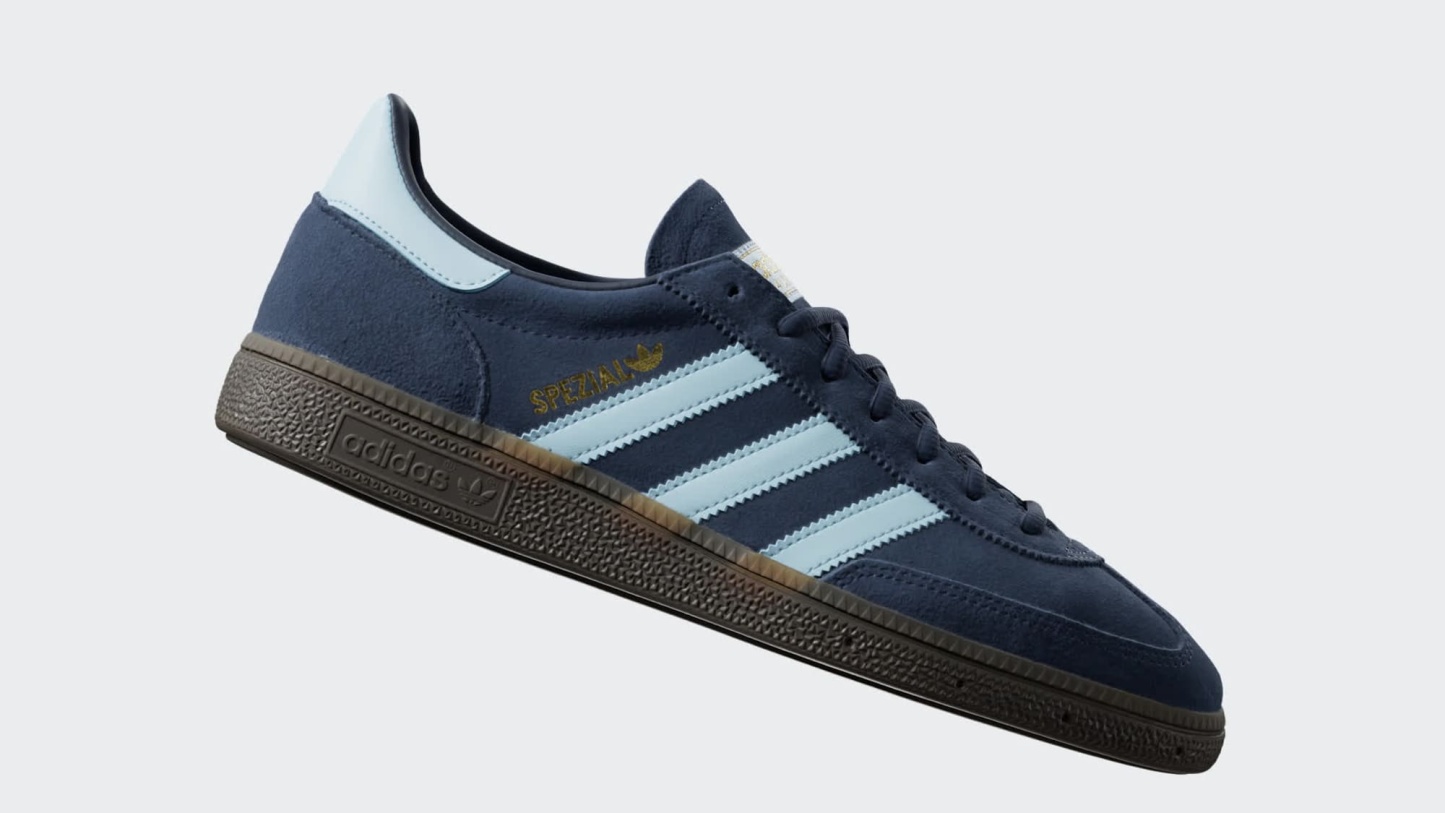 Handball Spezial Ayakkabı - Collegiate Navy / Clear Sky / Gum - BD7633 - Görsel 11