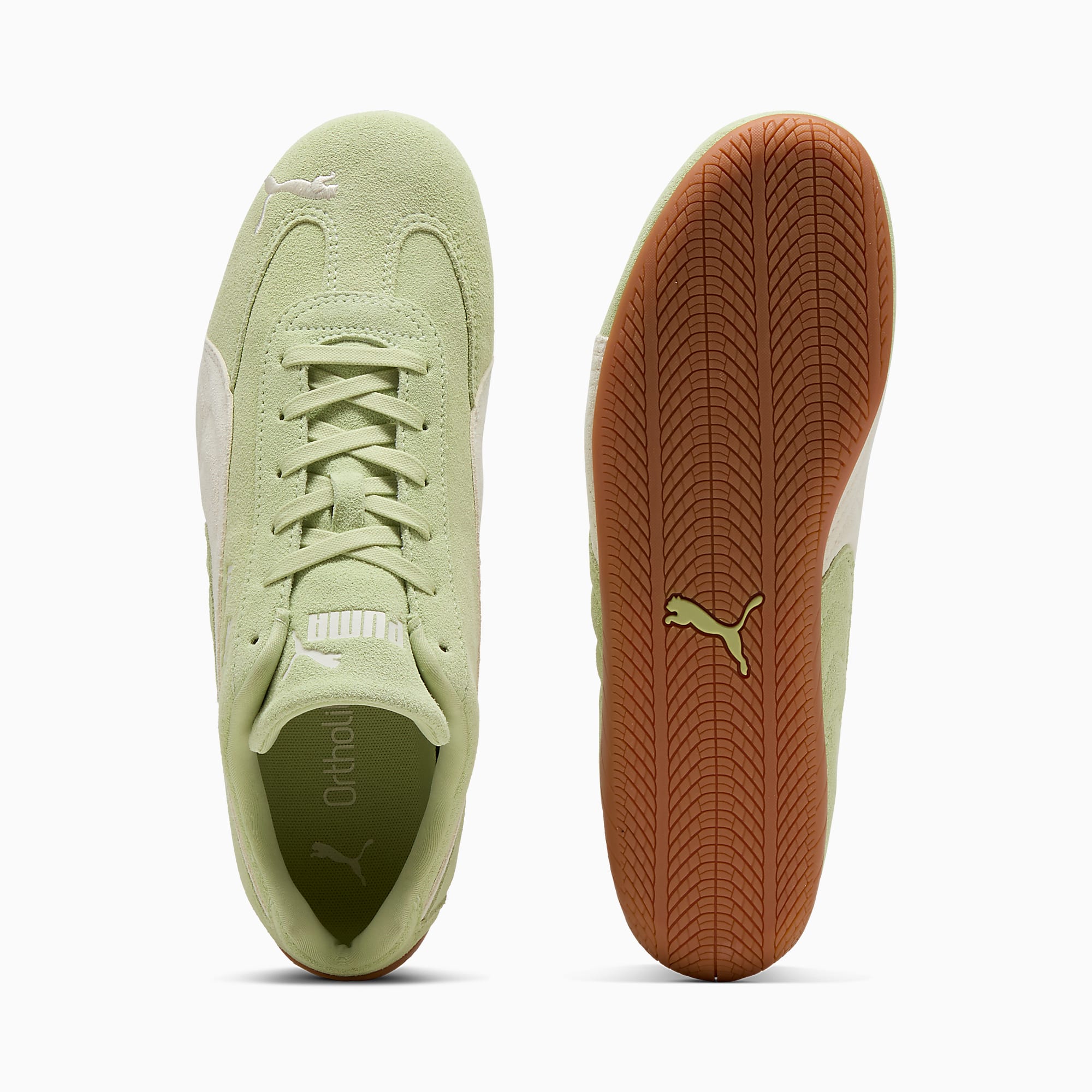 Speedcat OG UNISEX Ayakkabı - Pistachio Green-Warm White - 398846_48 - Görsel 7