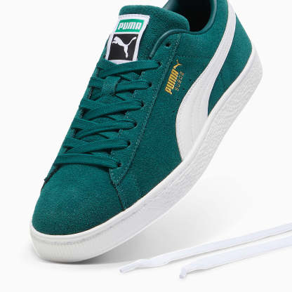 Suede CLASSIC UNISEX Ayakkabı - Dark Myrtle-PUMA White - 399781_15 - Görsel 8