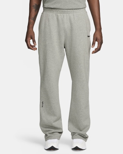 NOCTA NOCTA Fleece CS Açık Paçalı Eşofman Altı - Dark Grey Heather/Matte Silver/Siyah