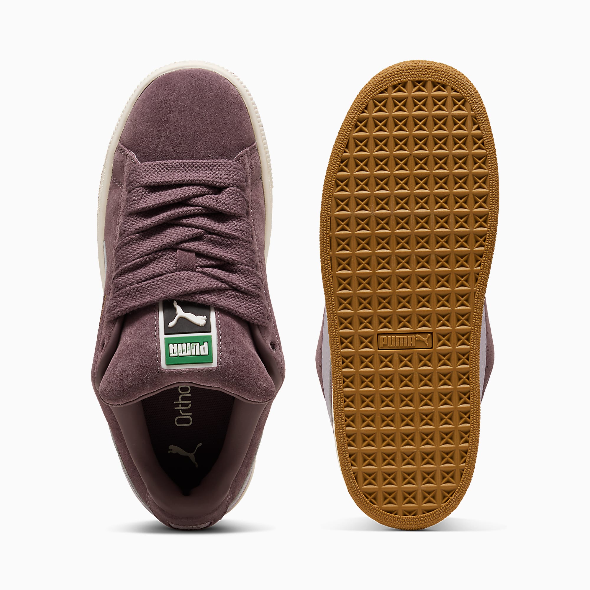 Suede XL Ayakkabı - Raisin-Warm White - 395205_72 - Görsel 4
