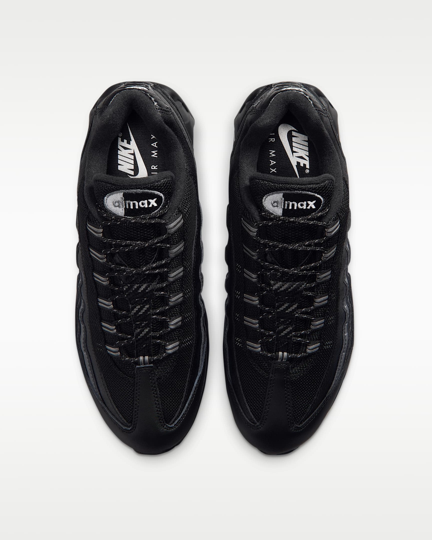 Nike Air Max 95 Big Bubble Erkek Ayakkabısı - Siyah/Metallic Silver/Cool Grey/Beyaz