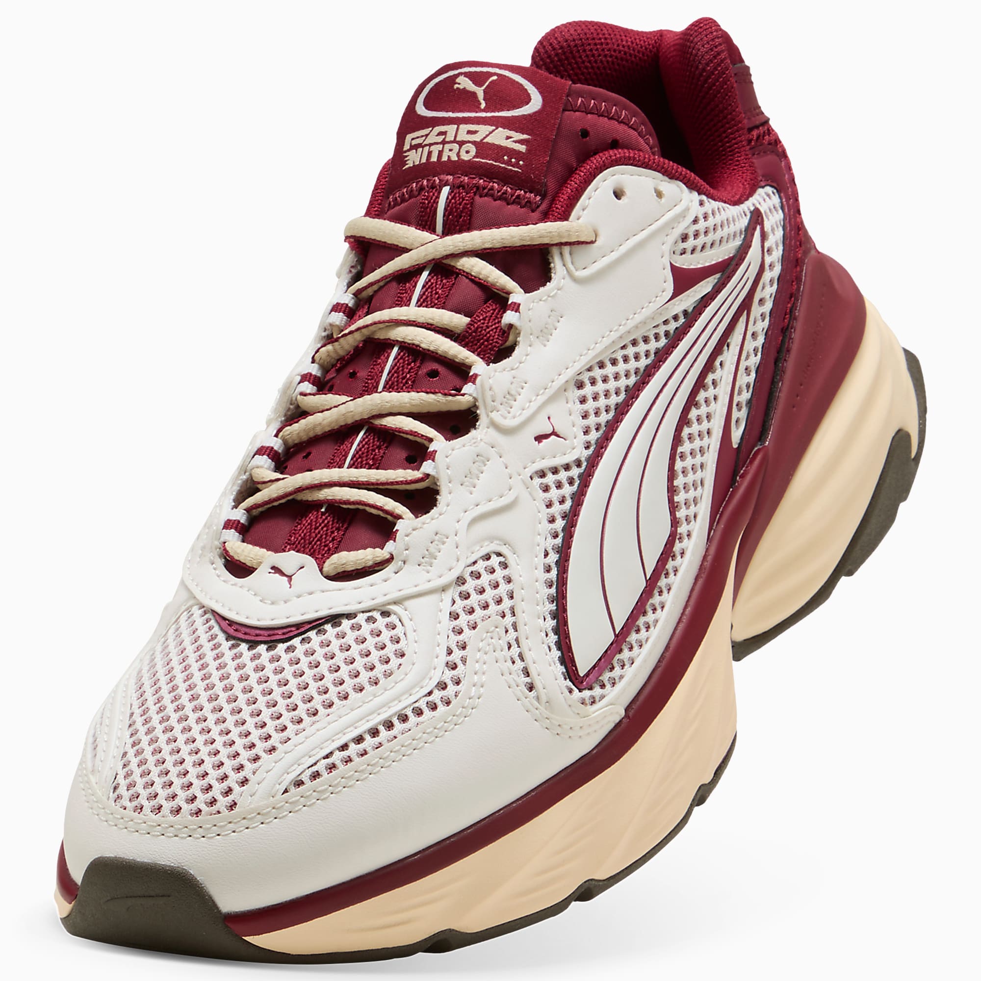 PUMA Fade UNISEX Ayakkabı - Warm White-Garnet Glow - 406203_24 - Görsel 6