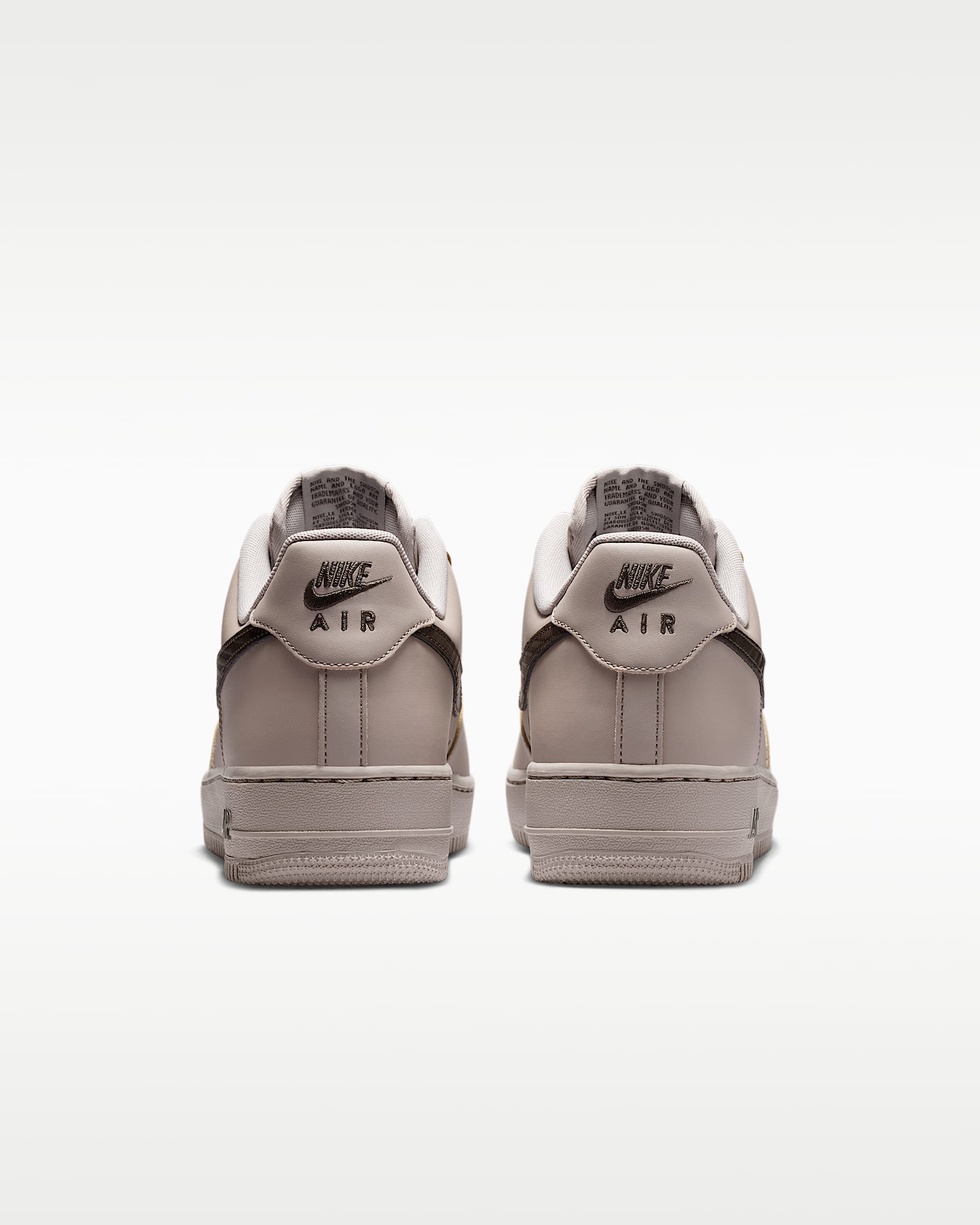 Nike Air Force 1 '07 Erkek Ayakkabısı - College Grey/Newsprint