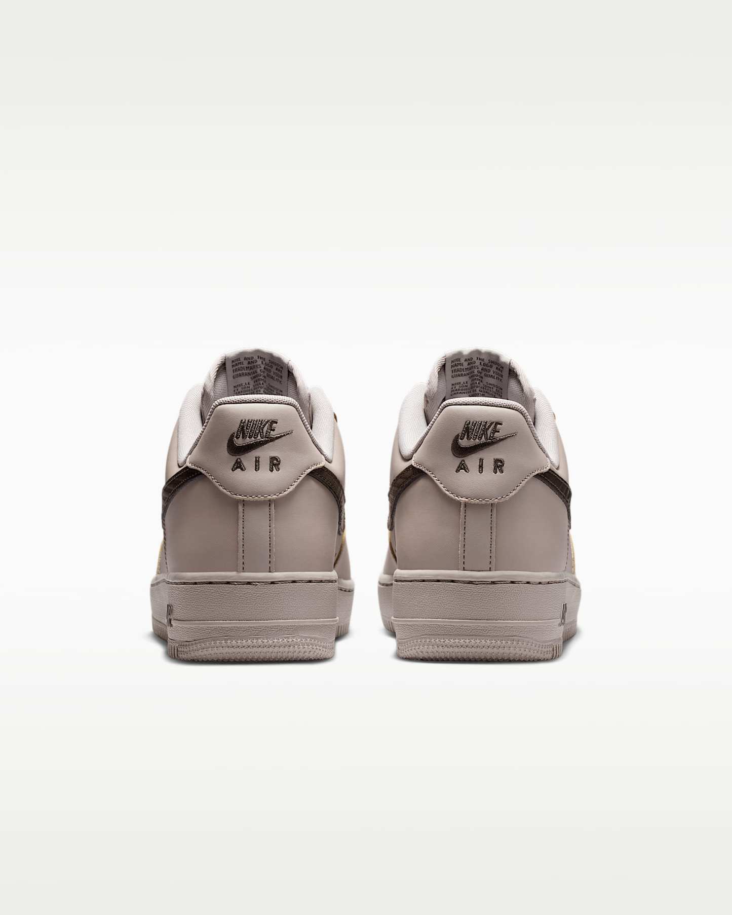 Nike Air Force 1 '07 Erkek Ayakkabısı - College Grey/Newsprint