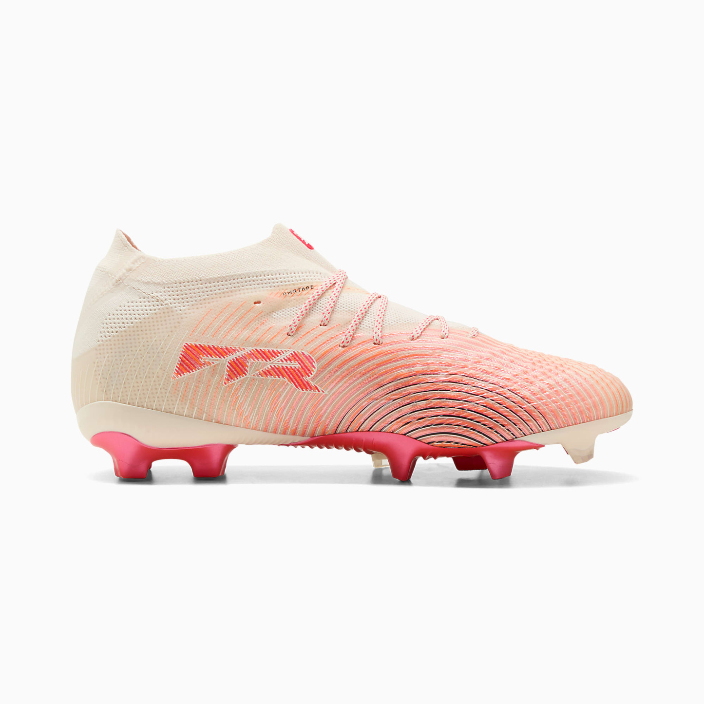 FUTURE 9 ULTIMATE FG UNISEX Krampon - Sugared Almond-PUMA White-Ultra Red-PUMA Black - 109121_01 - Görsel 7