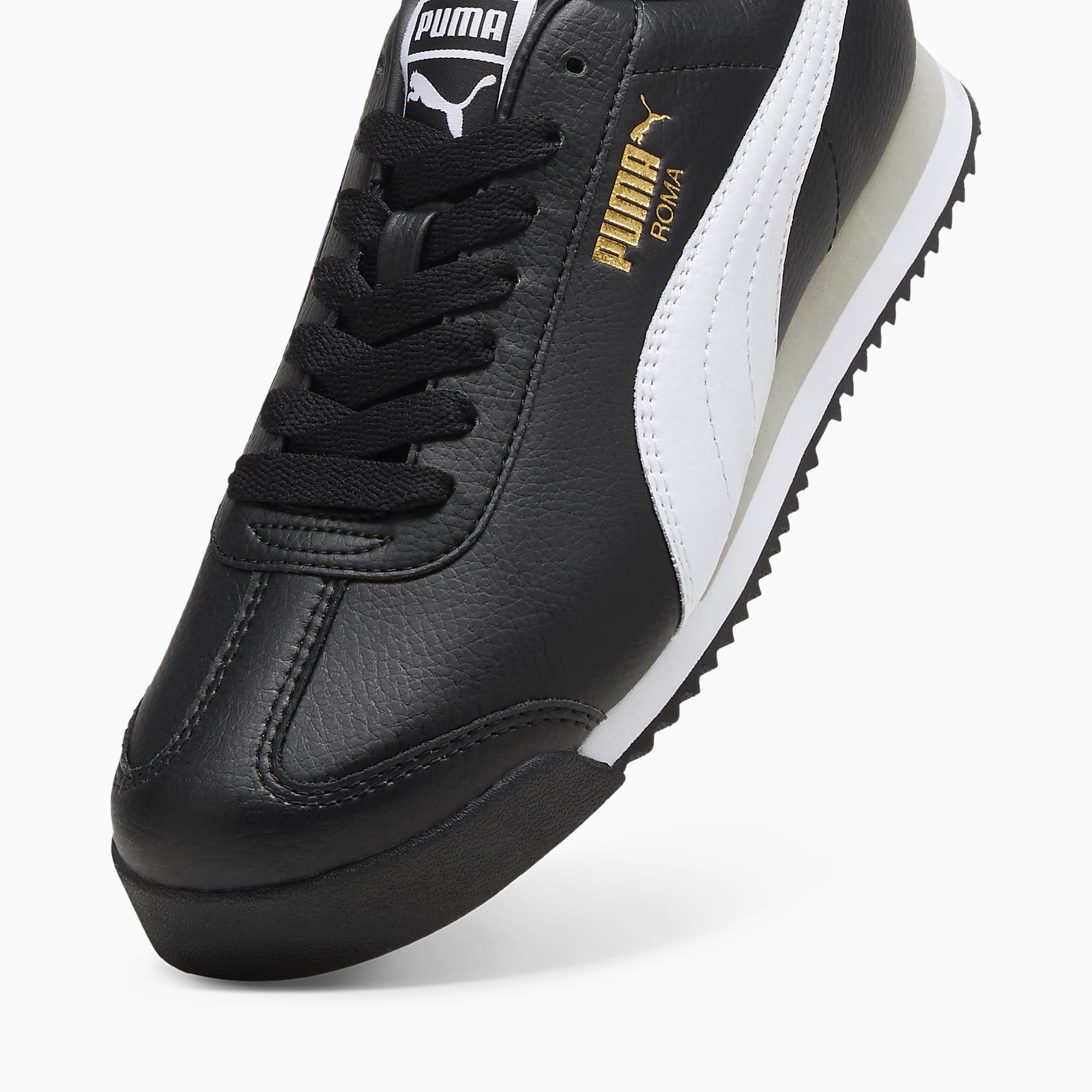 Roma 24 UNISEX Ayakkabı - PUMA Black-PUMA White-Smokey Gray - 396868_02 - Görsel 6