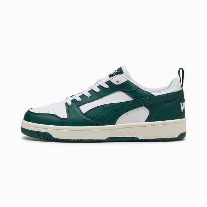 Rebound V6 Low UNISEX Ayakkabı - PUMA White-Dark Myrtle-Warm White - 406388_43 - Görsel 1