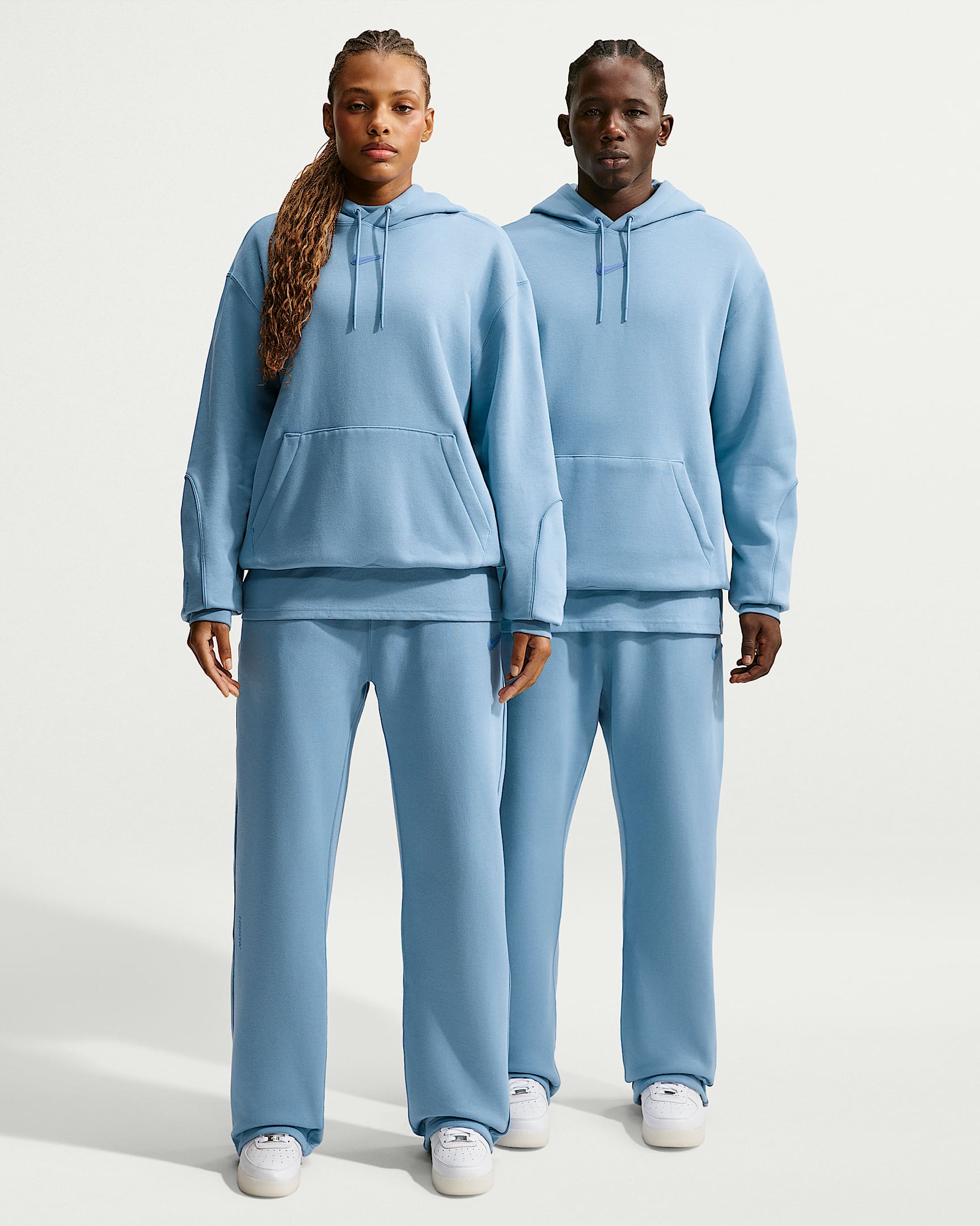 NOCTA NOCTA Fleece CS Açık Paçalı Eşofman Altı - Work Blue/Polar