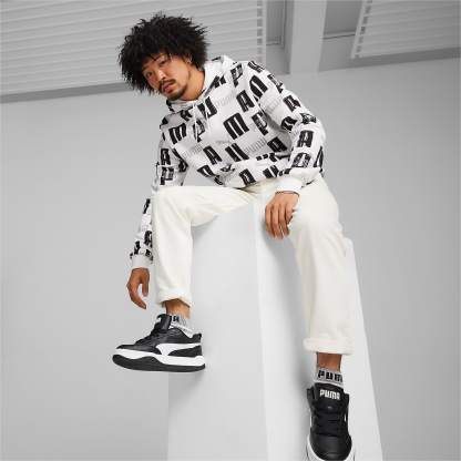 Park Lifestyle Spor Ayakkabı - Puma Black-Puma White - 395084_03 - Görsel 3