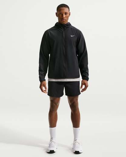 Nike Form Dri-FIT Kapüşonlu Çok Yönlü Erkek Ceketi - Siyah