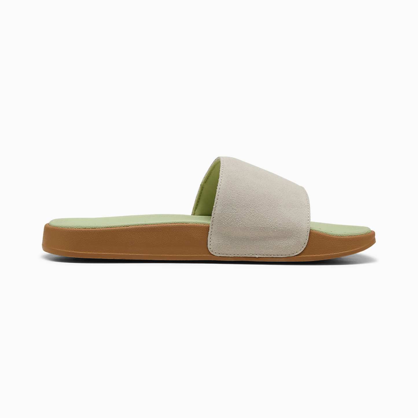 Leadcat 2.0 Palermo FOIL UNISEX Terlik - Vapor Gray-PUMA Gold-Gum-Pistachio Green - 399041_06 - Görsel 5
