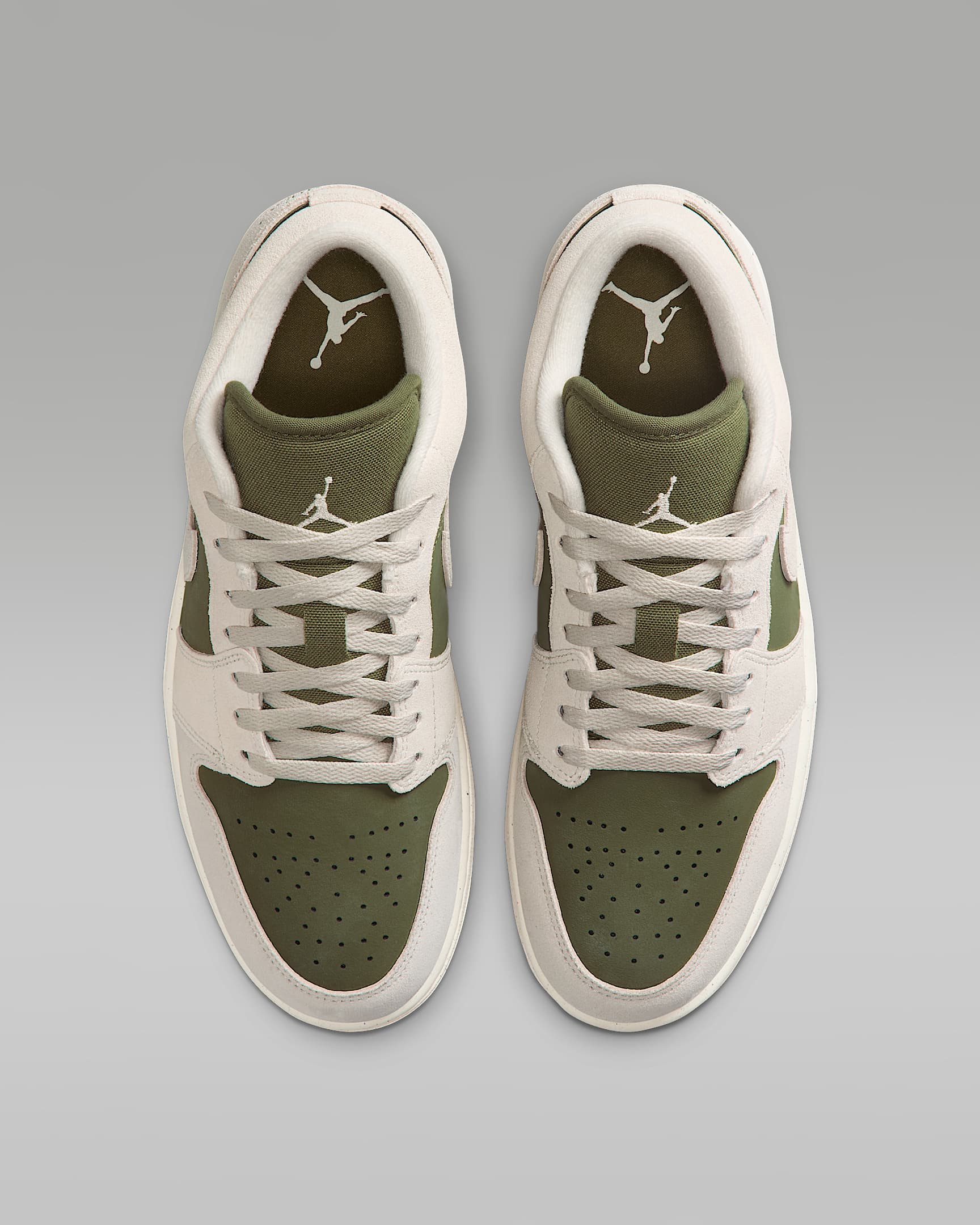 Air Jordan 1 Low SE Erkek Ayakkabısı - Medium Olive/Sail/Light Orewood Brown