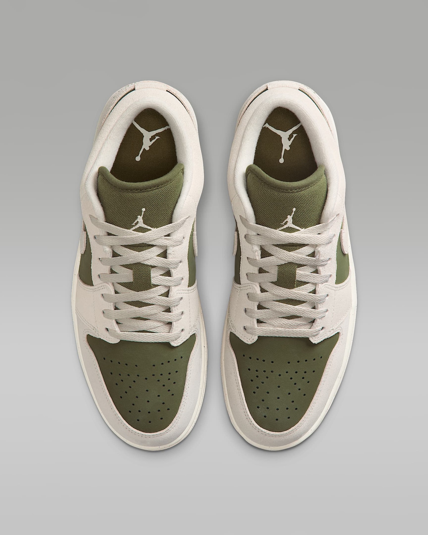 Air Jordan 1 Low SE Erkek Ayakkabısı - Medium Olive/Sail/Light Orewood Brown
