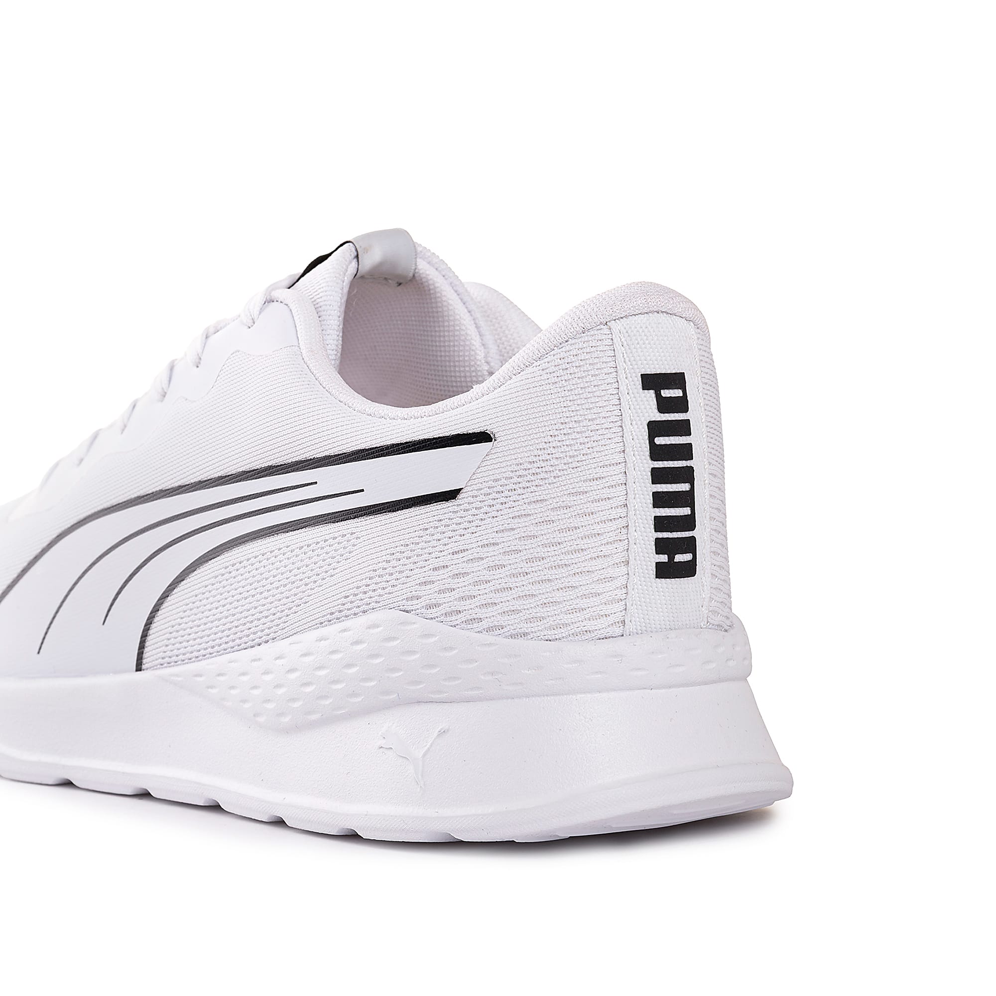 LITE Runner UNISEX Ayakkabı - Puma White-Puma White - 408533_03 - Görsel 3