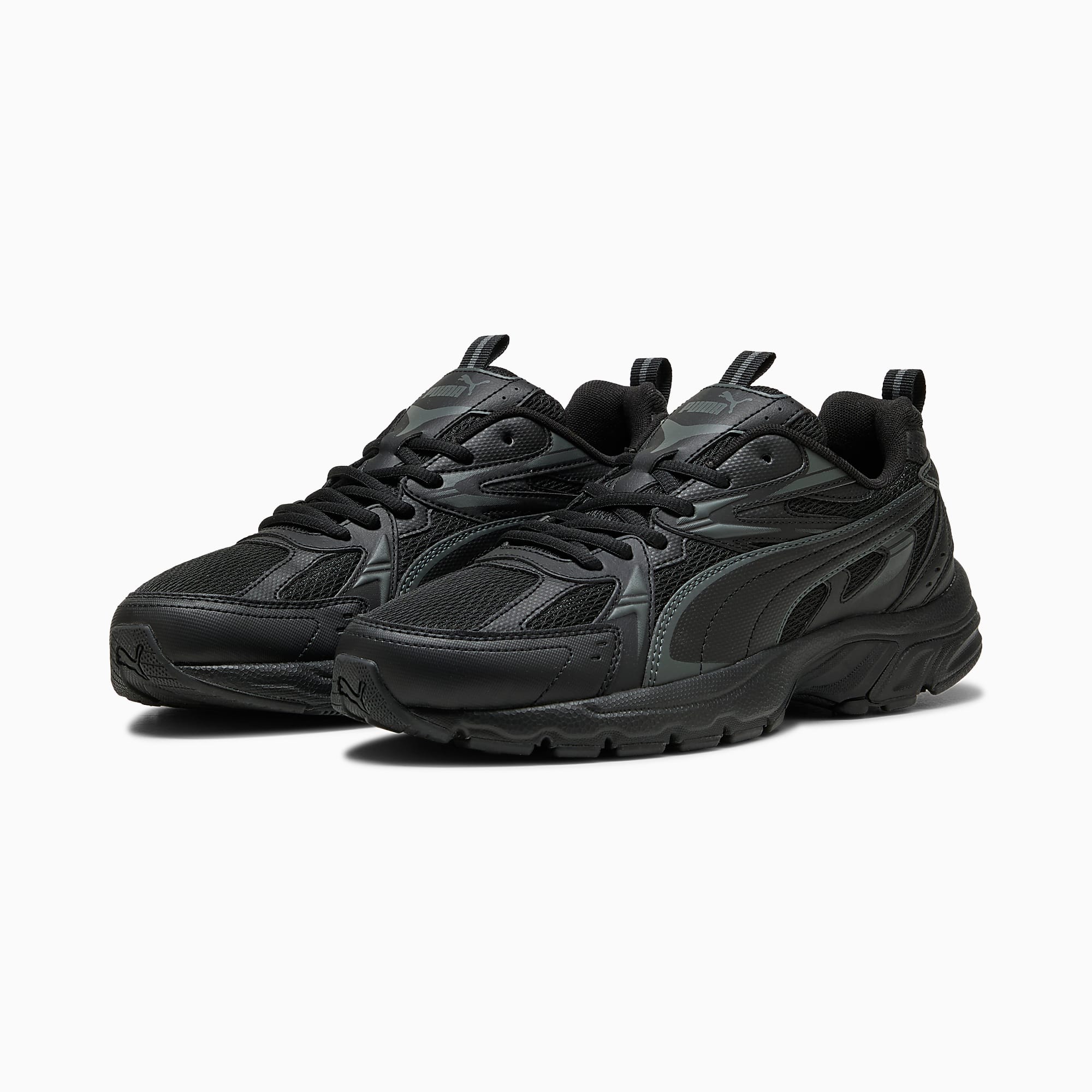 MILENIO Tech UNISEX Ayakkabı - PUMA Black-Shadow Gray - 402623_02 - Görsel 2