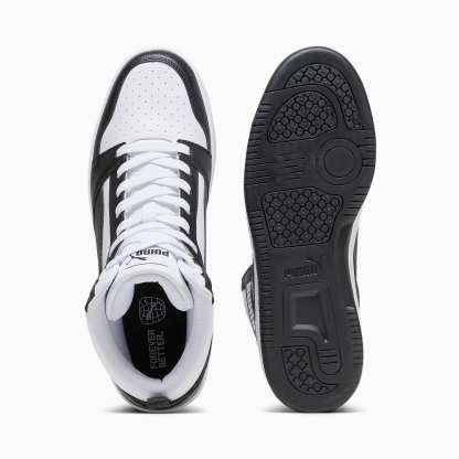 Rebound Ayakkabı - PUMA White-PUMA Black-Shadow Gray-PUMA White - 392326_01 - Görsel 6