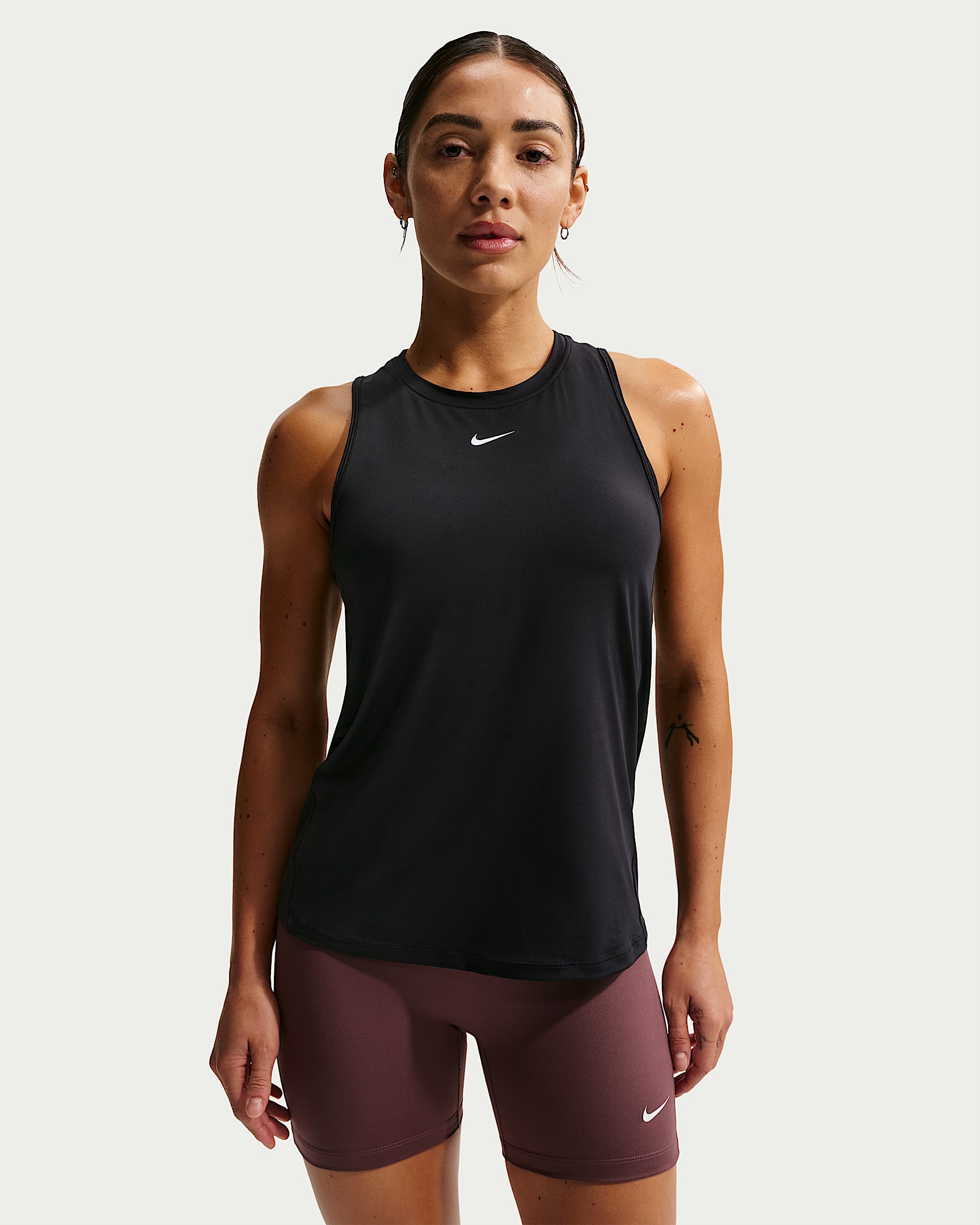 Nike One Classic Dri-FIT Kadın Atleti - Siyah/Beyaz