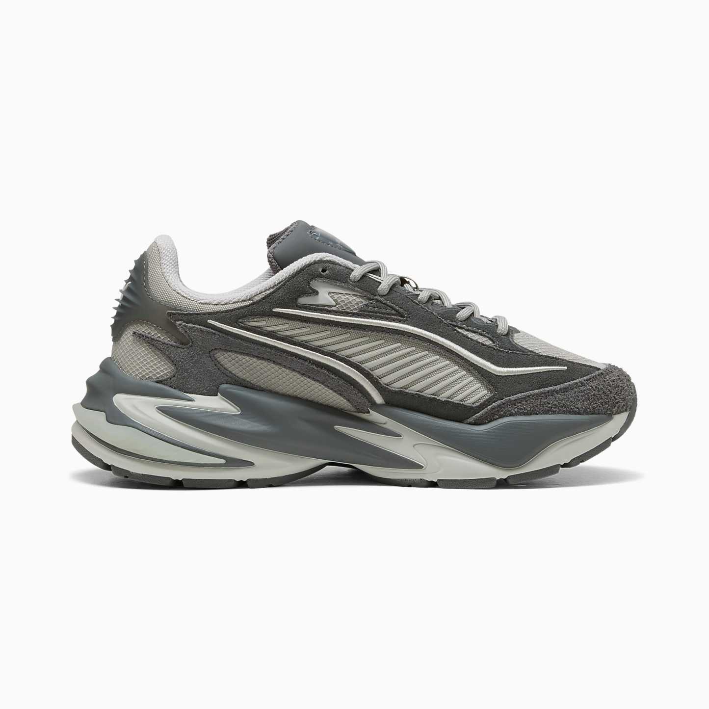 RS Surge HAIRY Suede UNISEX Ayakkabı - Smokey Gray-Cool Dark Gray - 404327_08 - Görsel 5