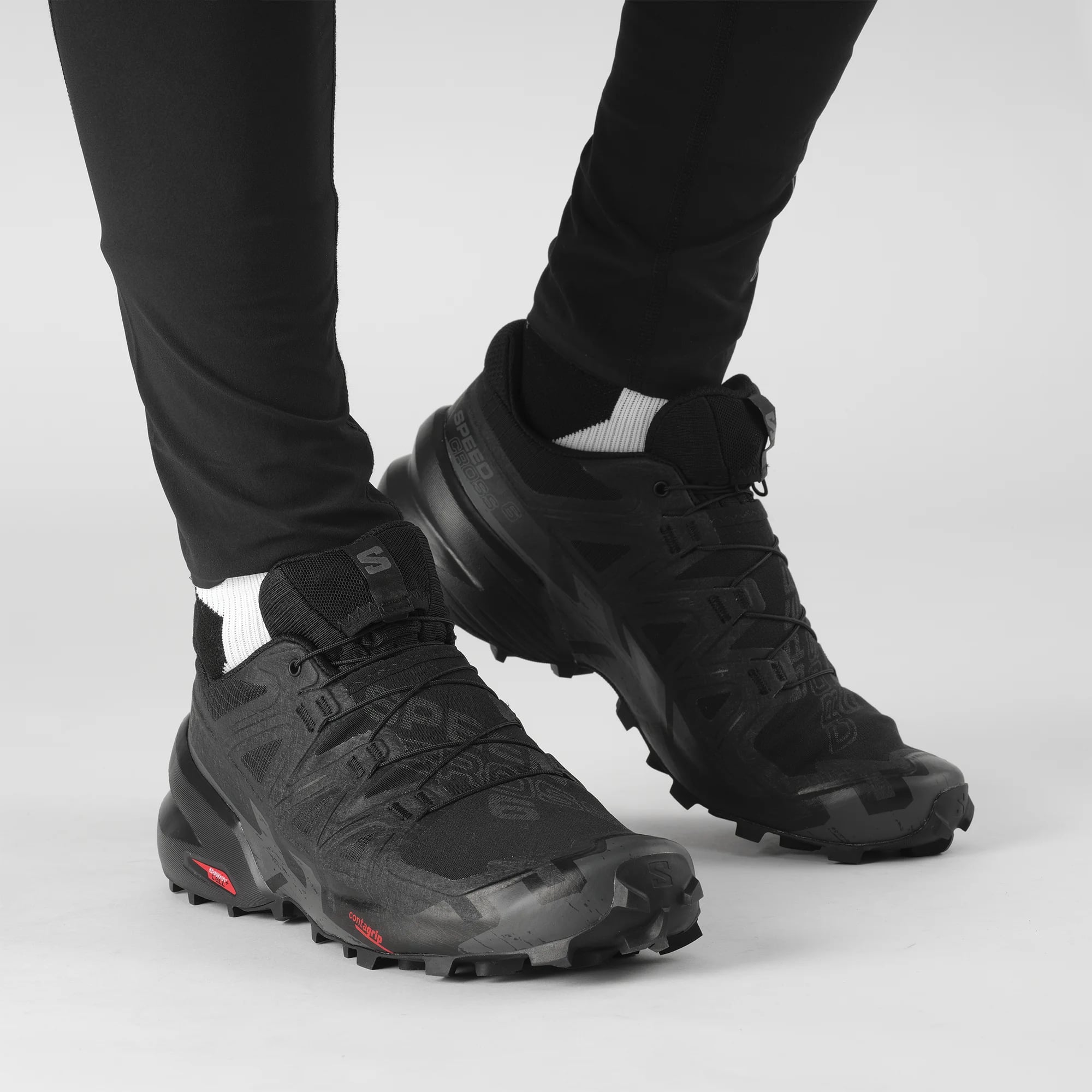 Salomon Speedcross 6 Gri Erkek Koşu Ayakkabısı - L47810900 - Siyah - L41737900 - image 5